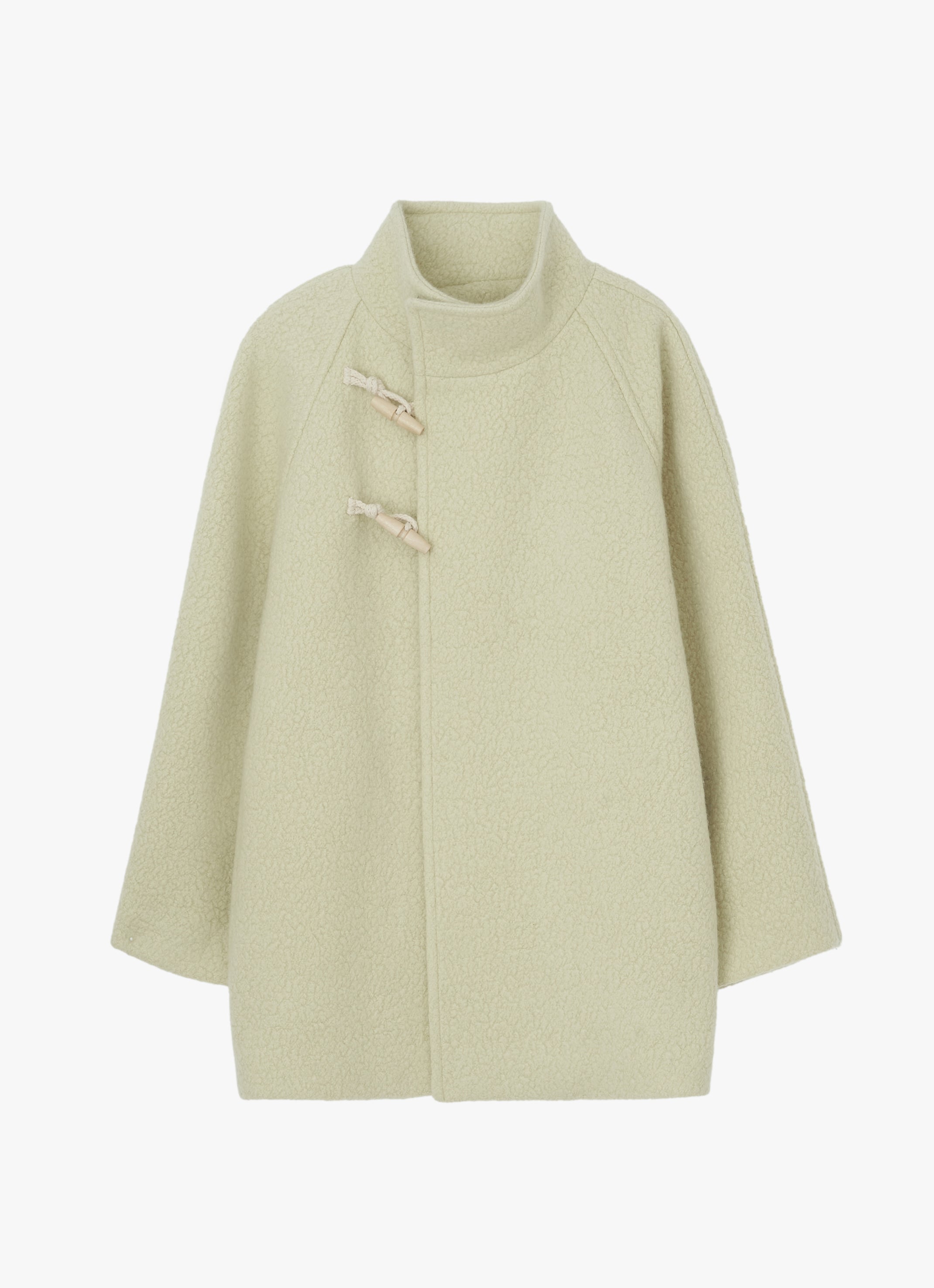 HIGH-NECK TOGGLE COAT｜ウールハーフコート｜GBH Japan