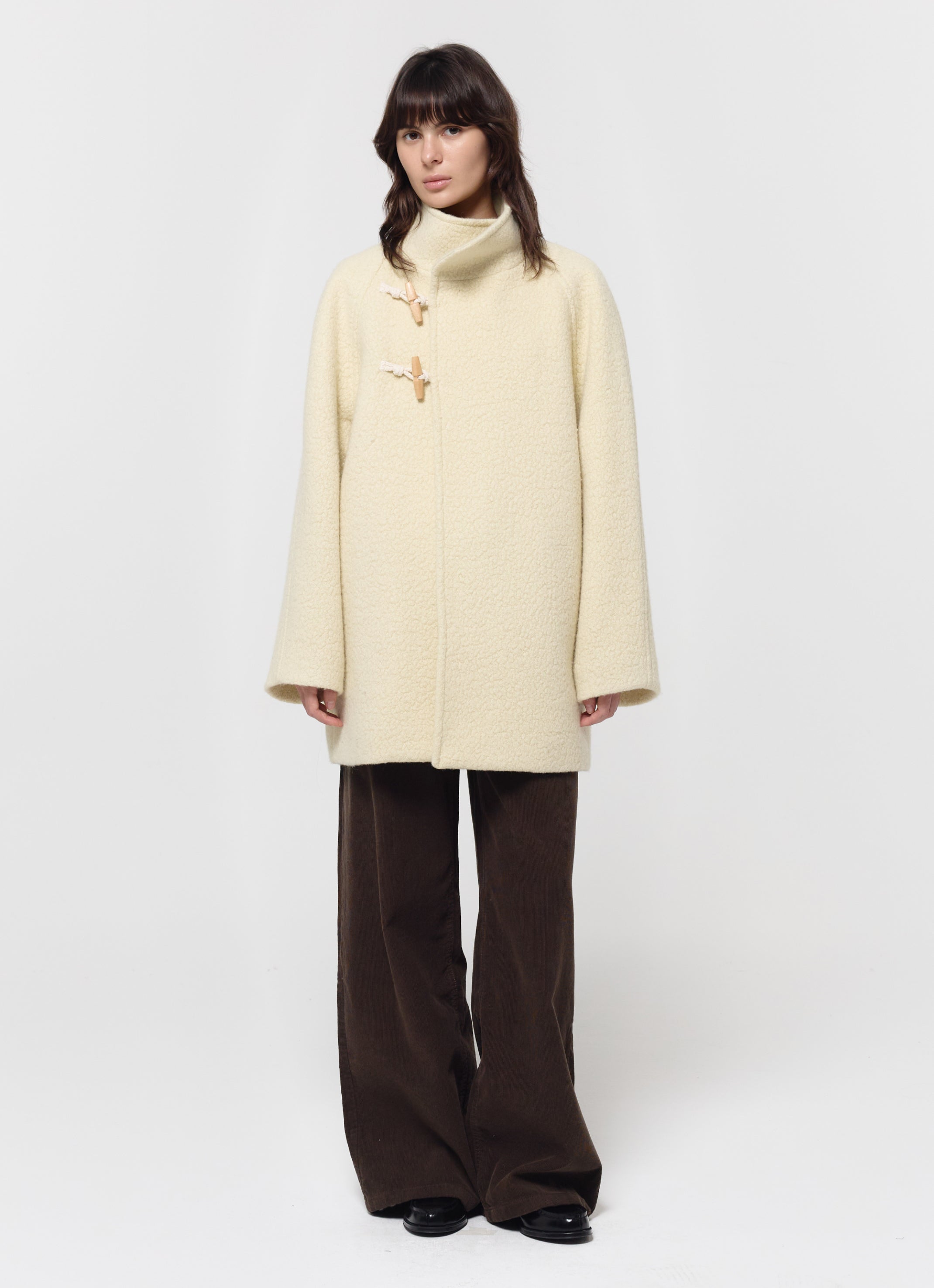 ジャケット・アウター GBH HIGH-NECK TOGGLE COAT HIGH-NECK TOGGLE COAT｜ウールハーフコート｜GBH Japan
