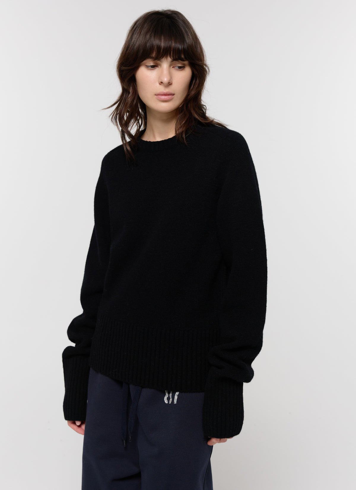 26FW WOOL CREW NECK KNIT