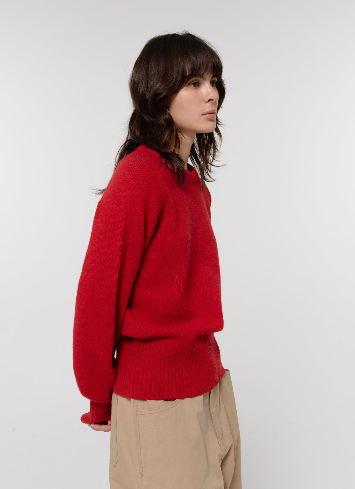26FW WOOL CREW NECK KNIT