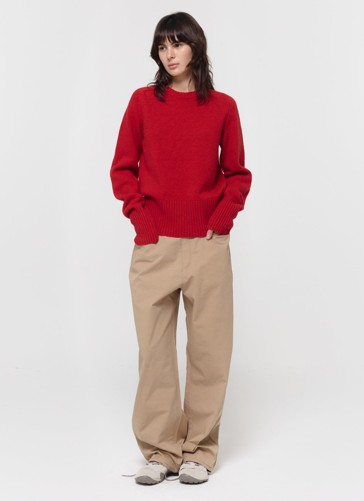26FW WOOL CREW NECK KNIT
