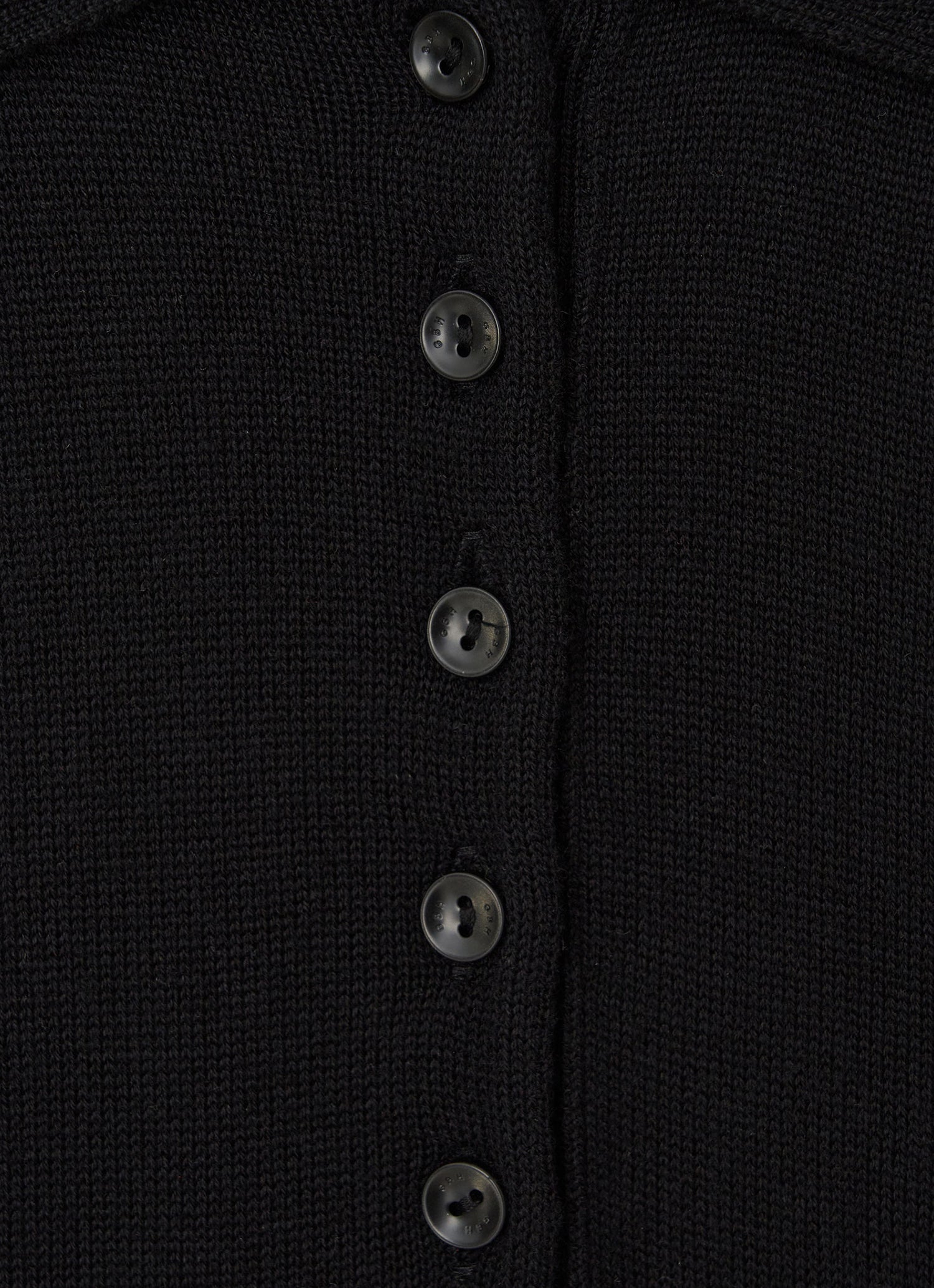 WOOL SILK POLO KNIT