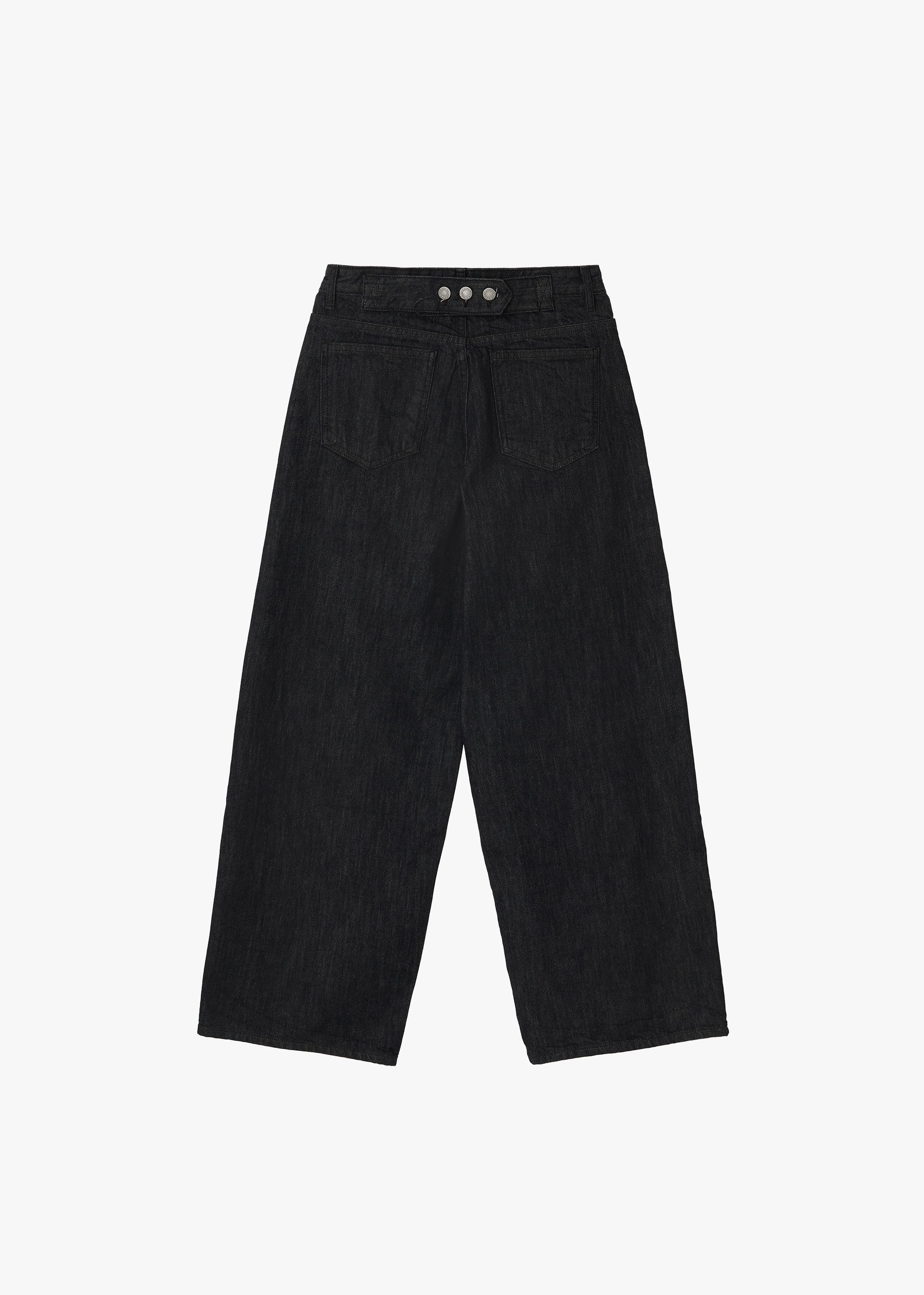 WIDE CINCH-BACK JEAN