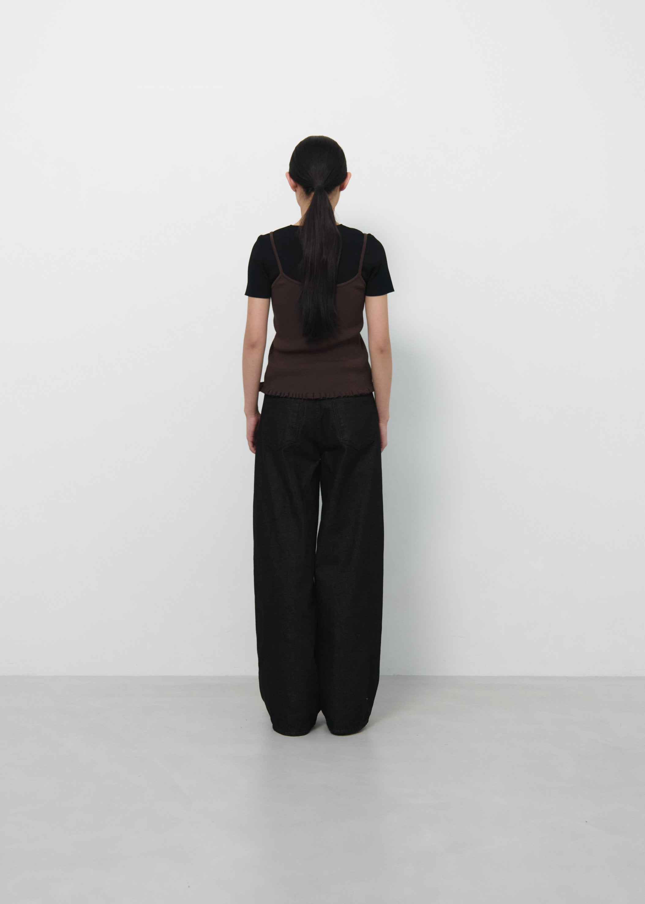 WIDE CINCH-BACK JEAN