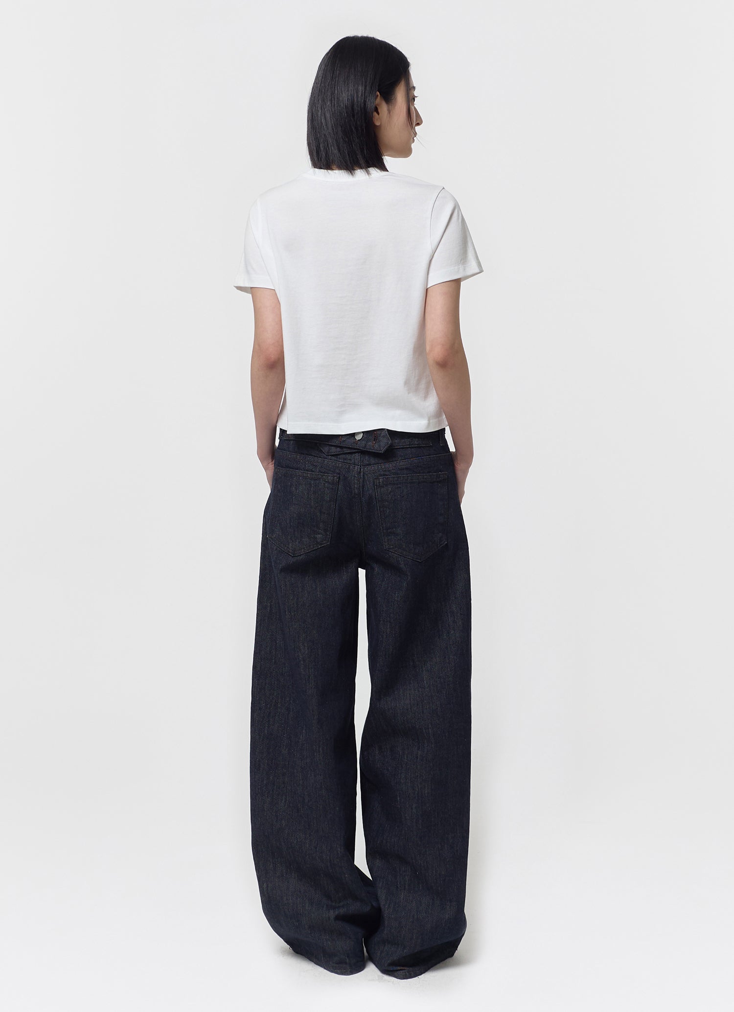 WIDE CINCH-BACK JEAN