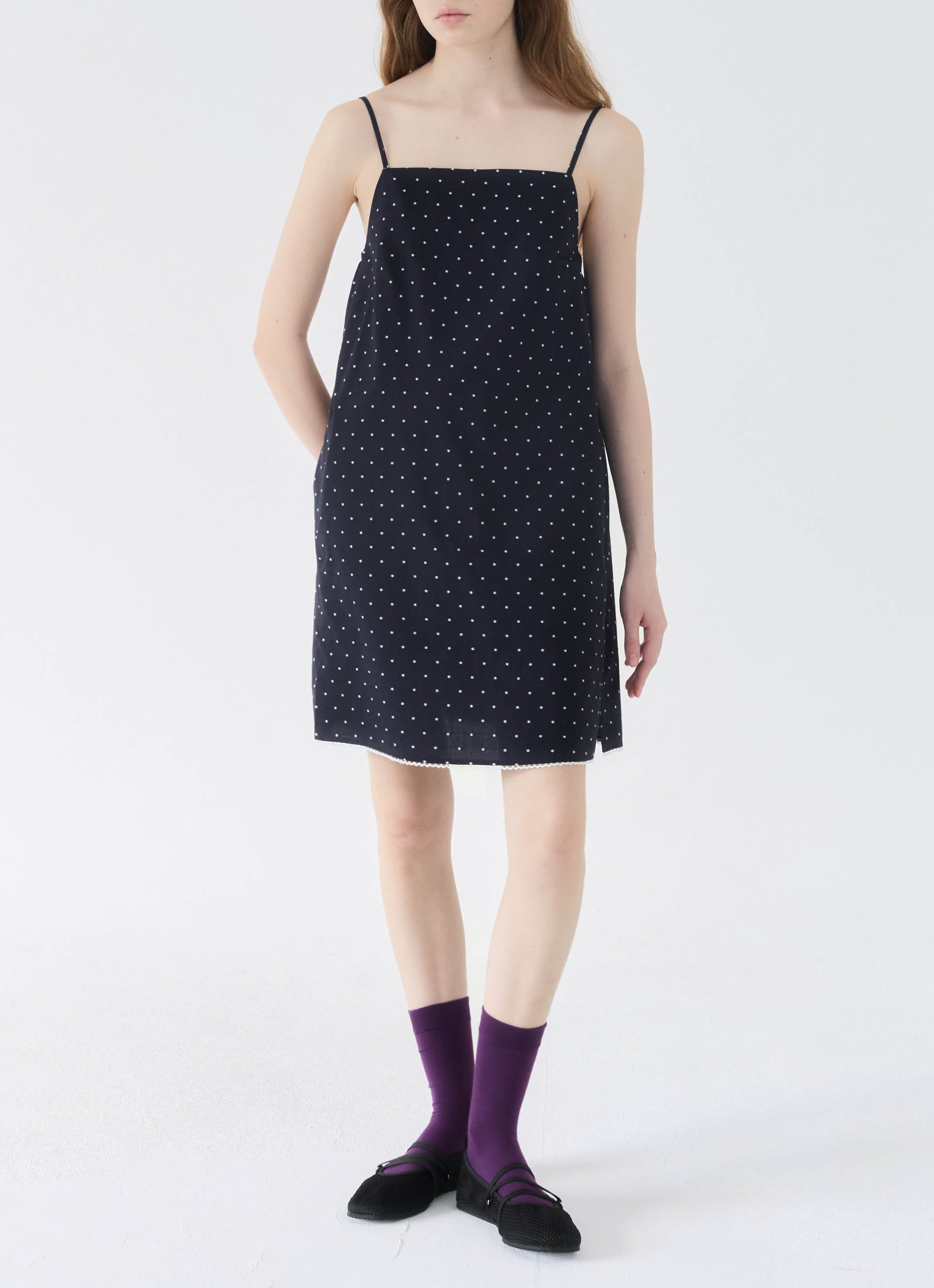 STRAP MINI DRESS