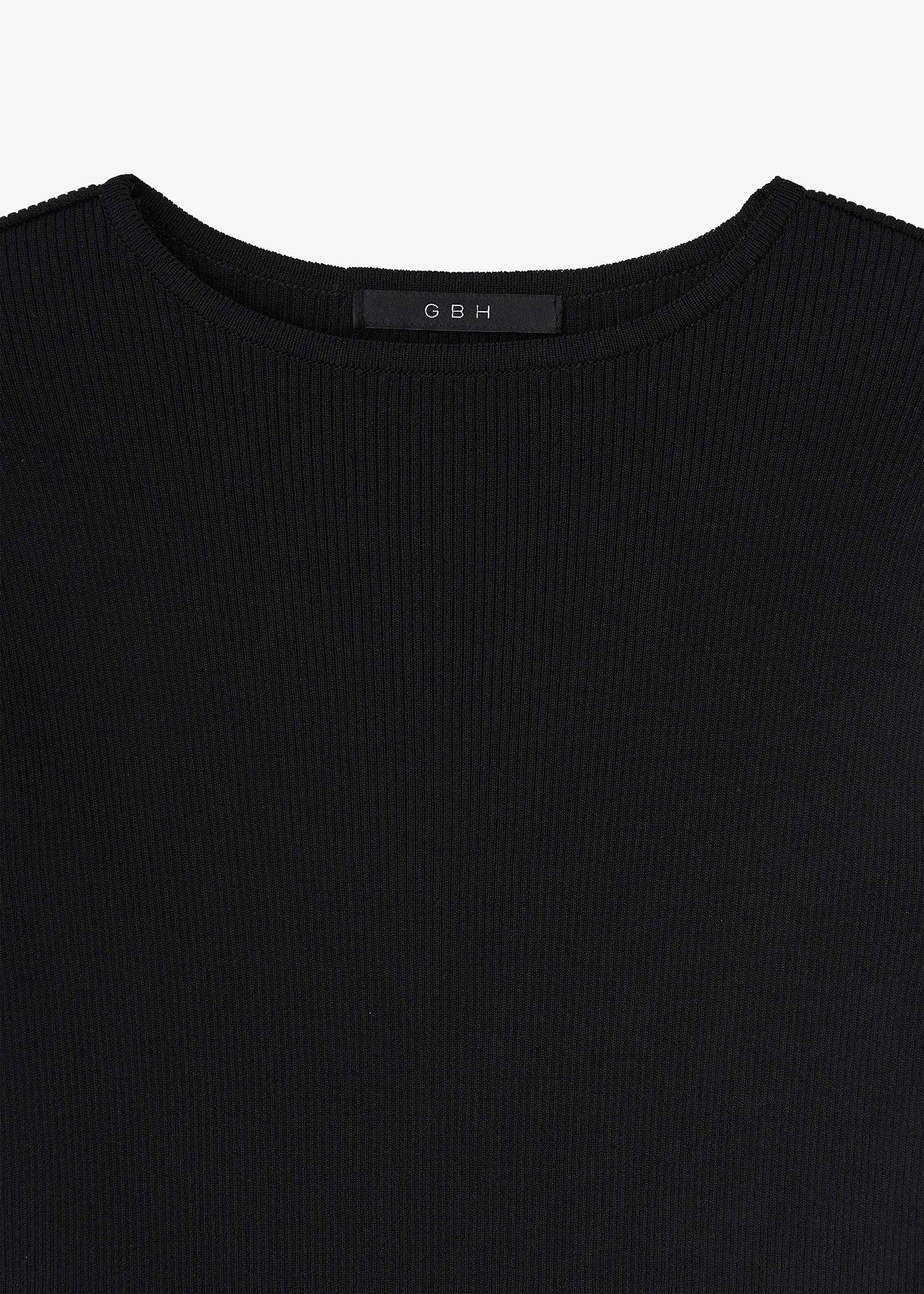 RIBBED HALF SLEEVE KNIT