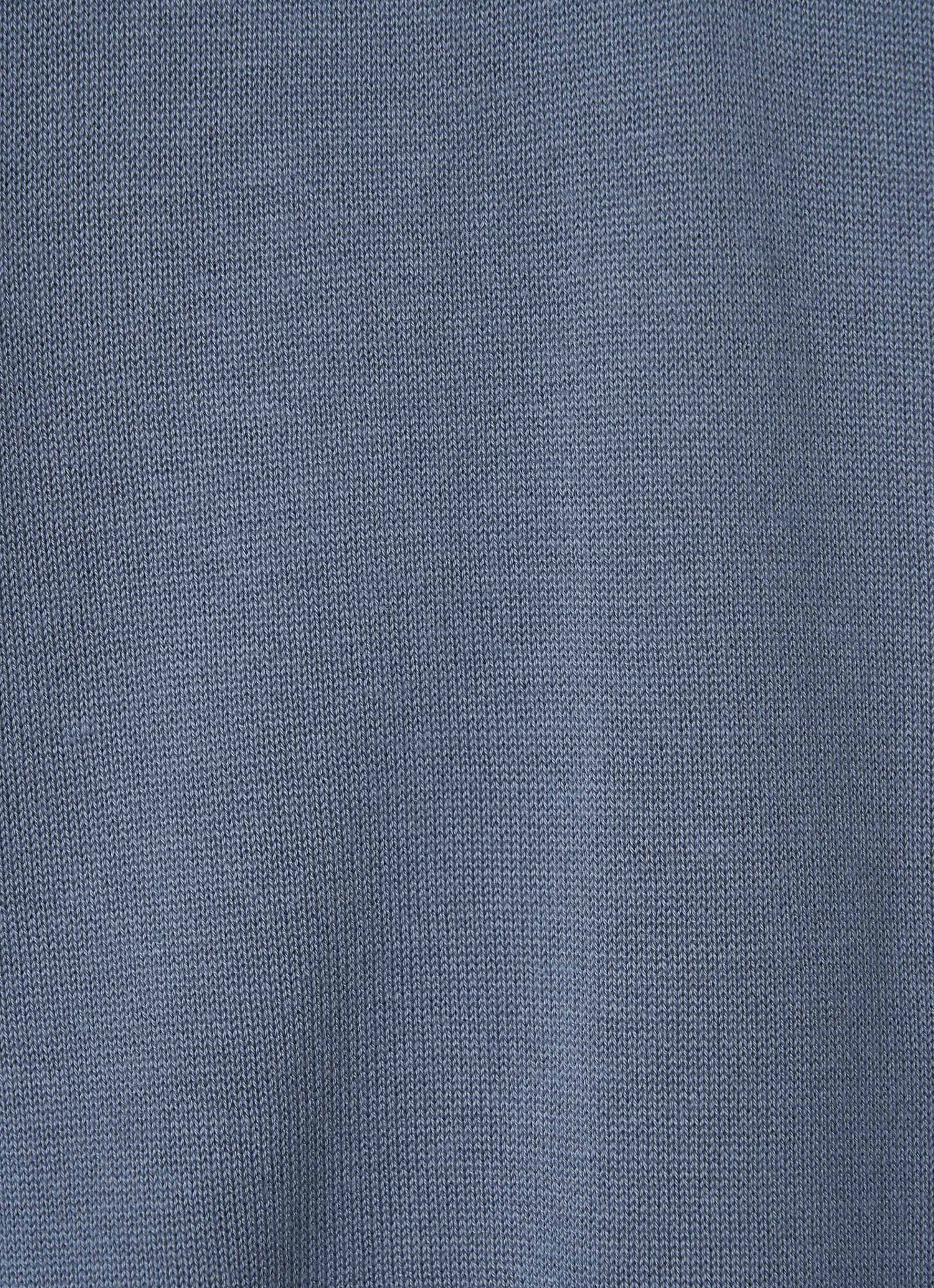 WOOL SILK POLO KNIT