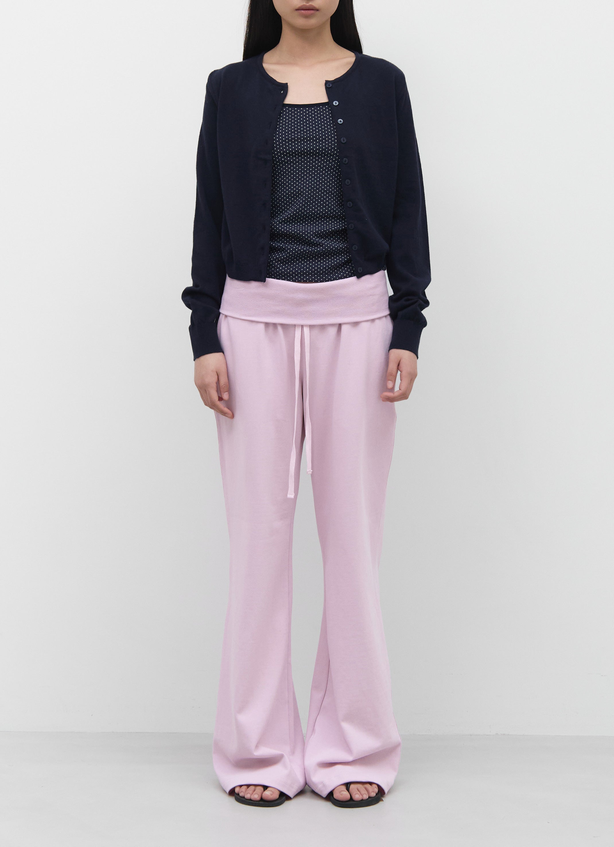 FOLD OVER LONG PANTS