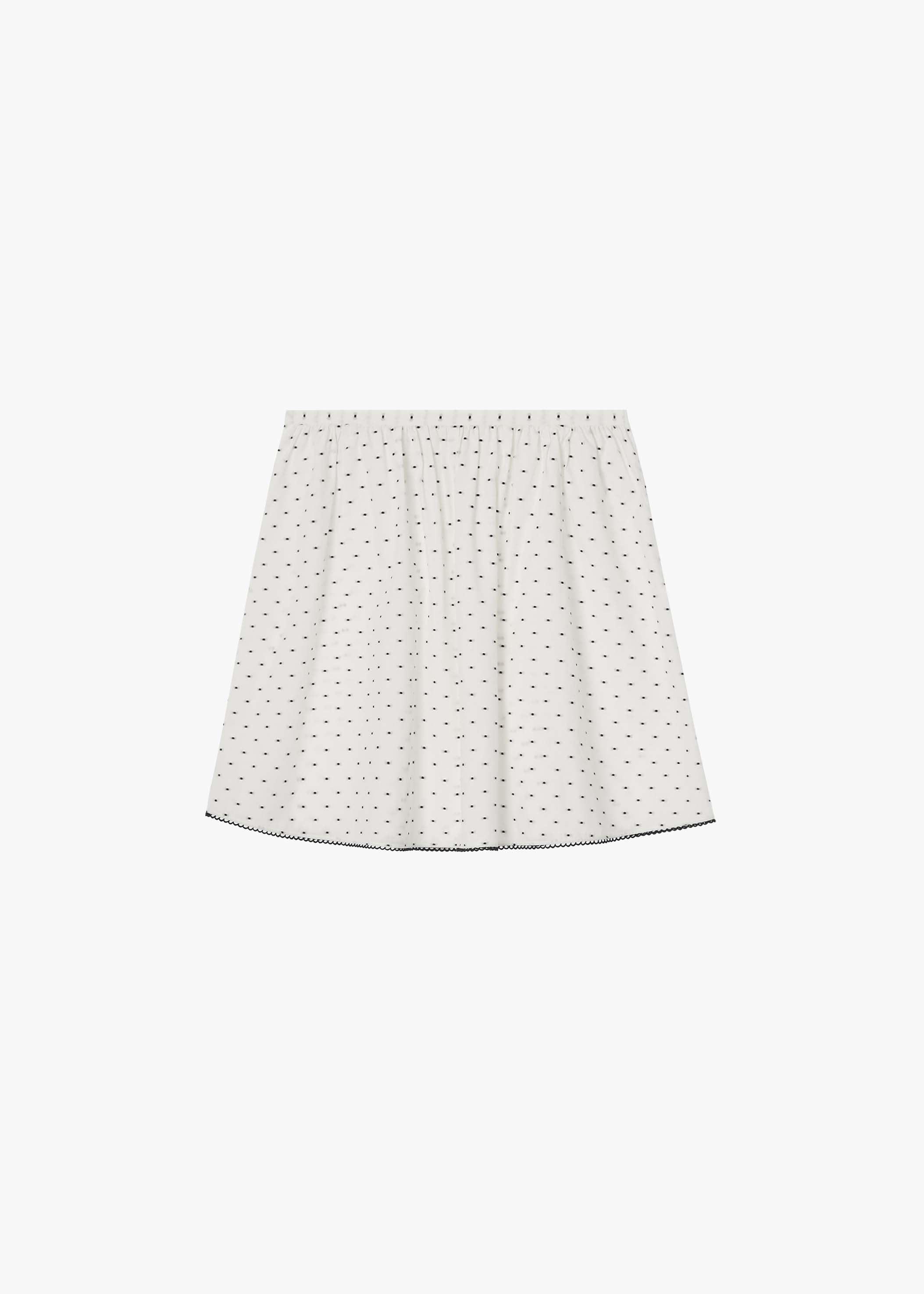 COTTON POLINE SKIRT