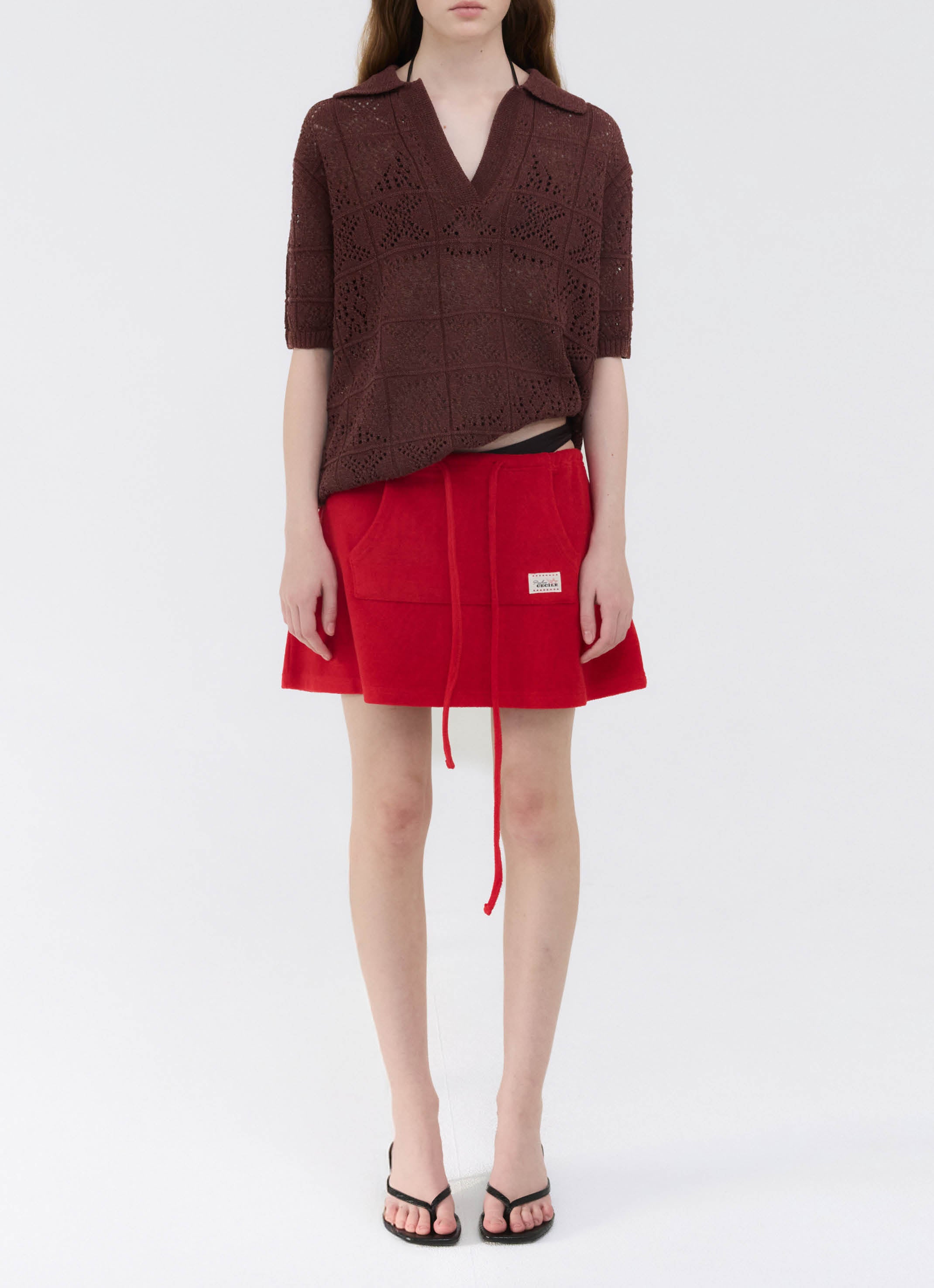 TERRY MINI SKIRT