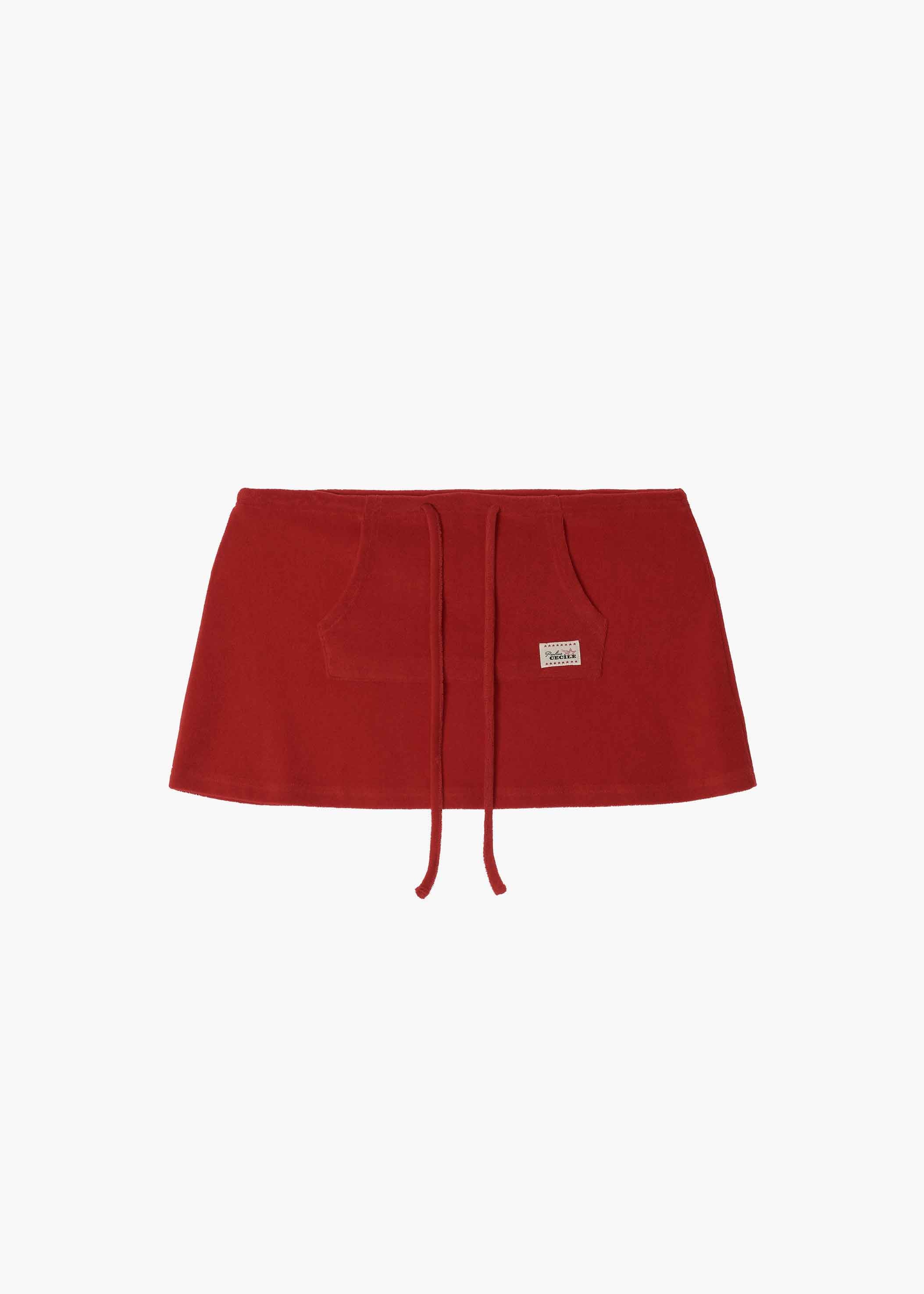 TERRY MINI SKIRT