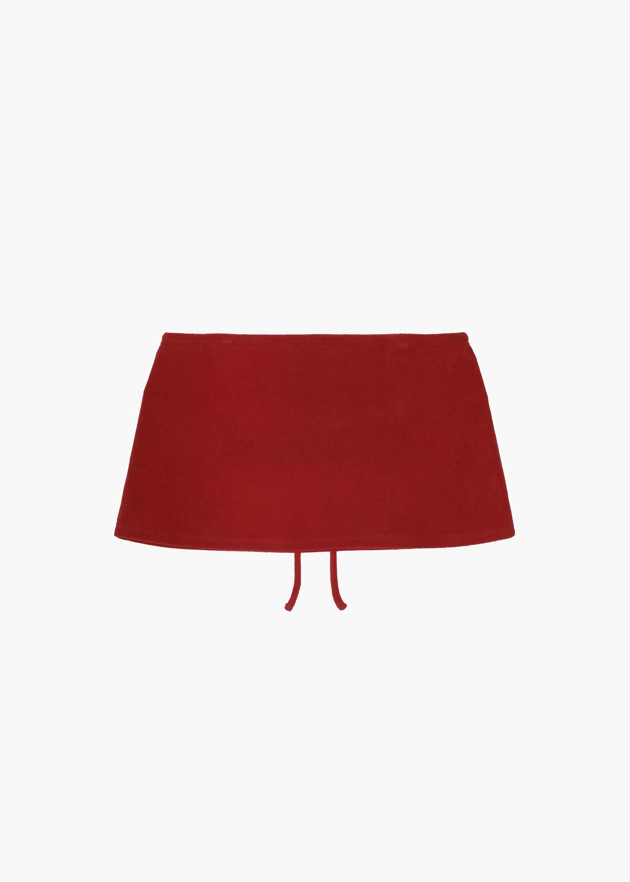 TERRY MINI SKIRT
