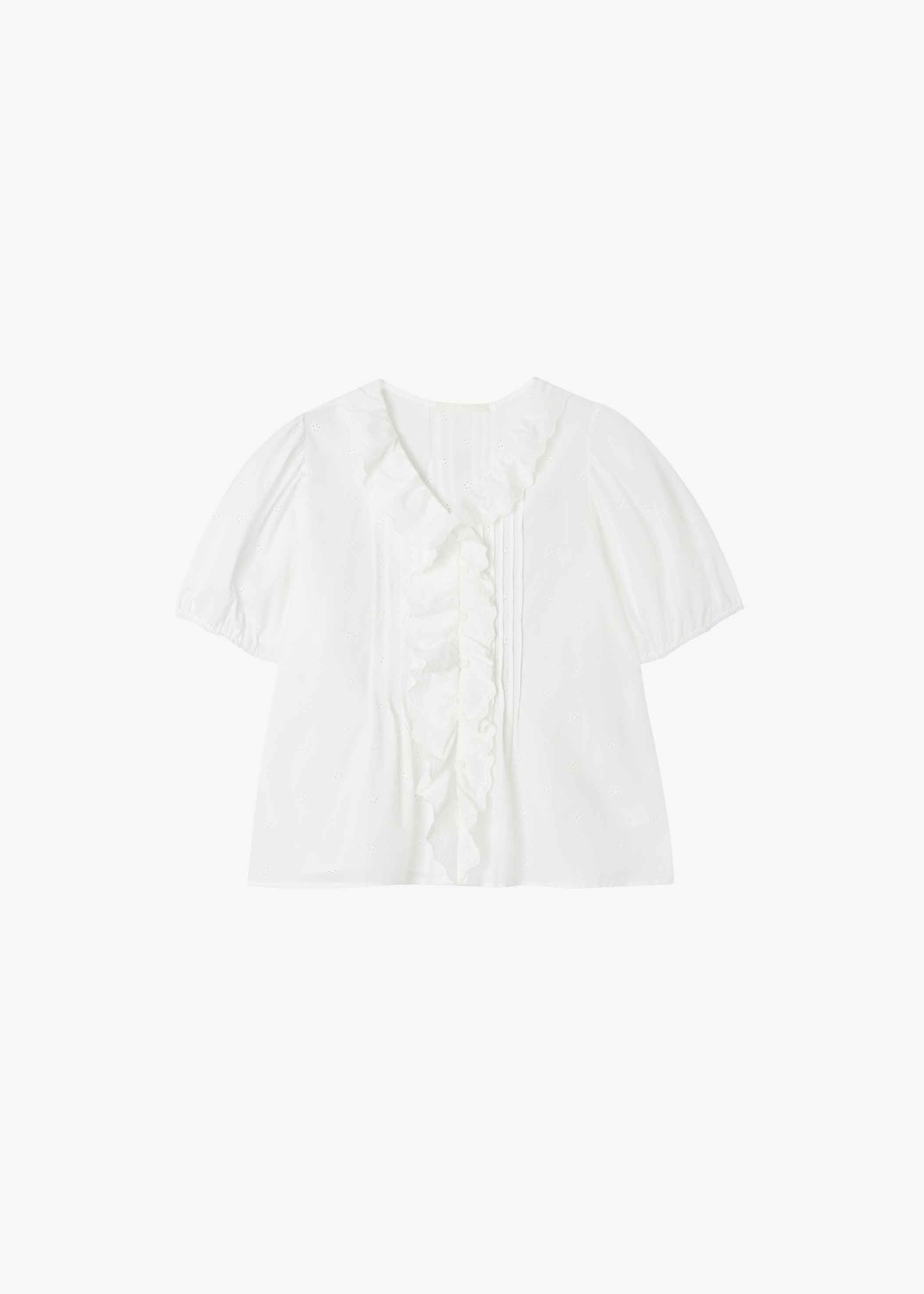 COTTON LACE BLOUSE