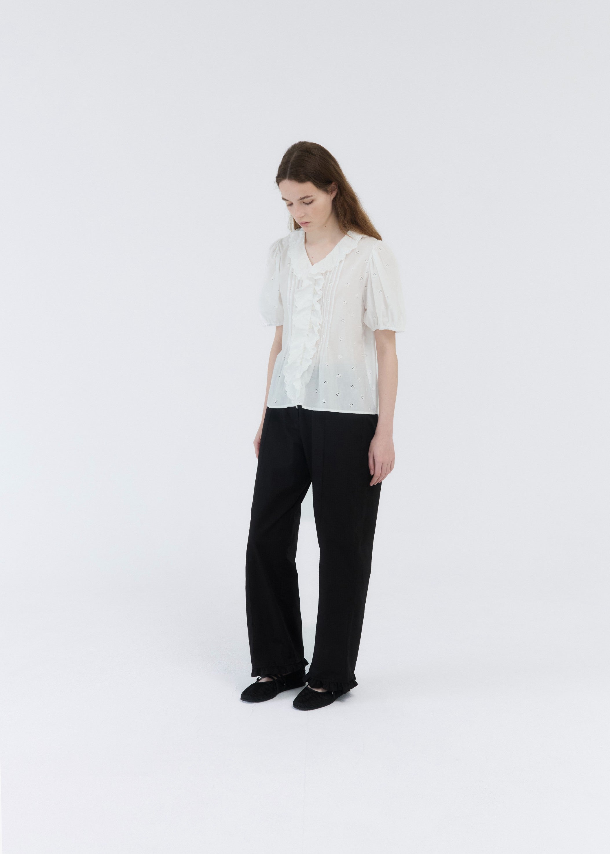 COTTON LACE BLOUSE
