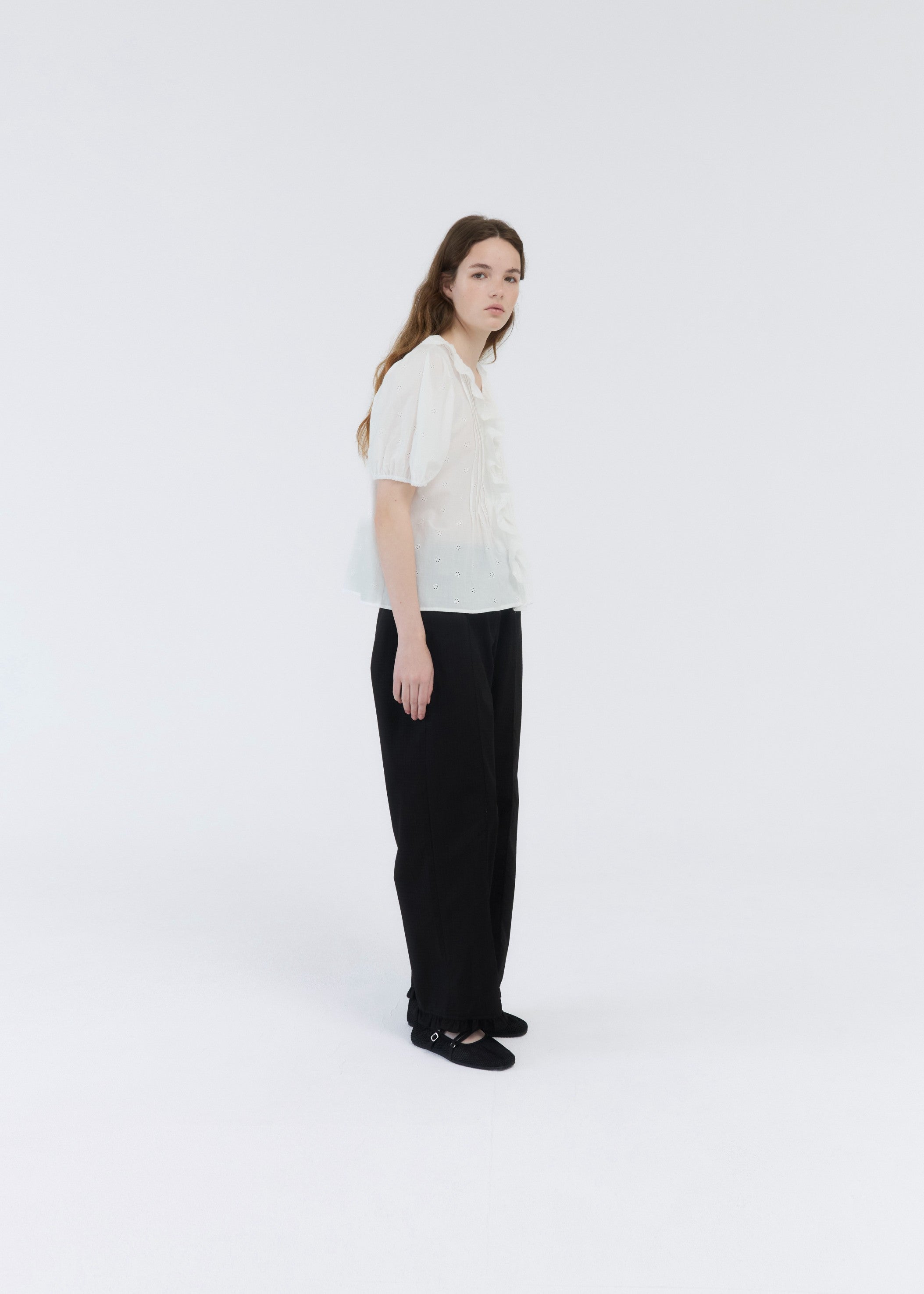 COTTON LACE BLOUSE