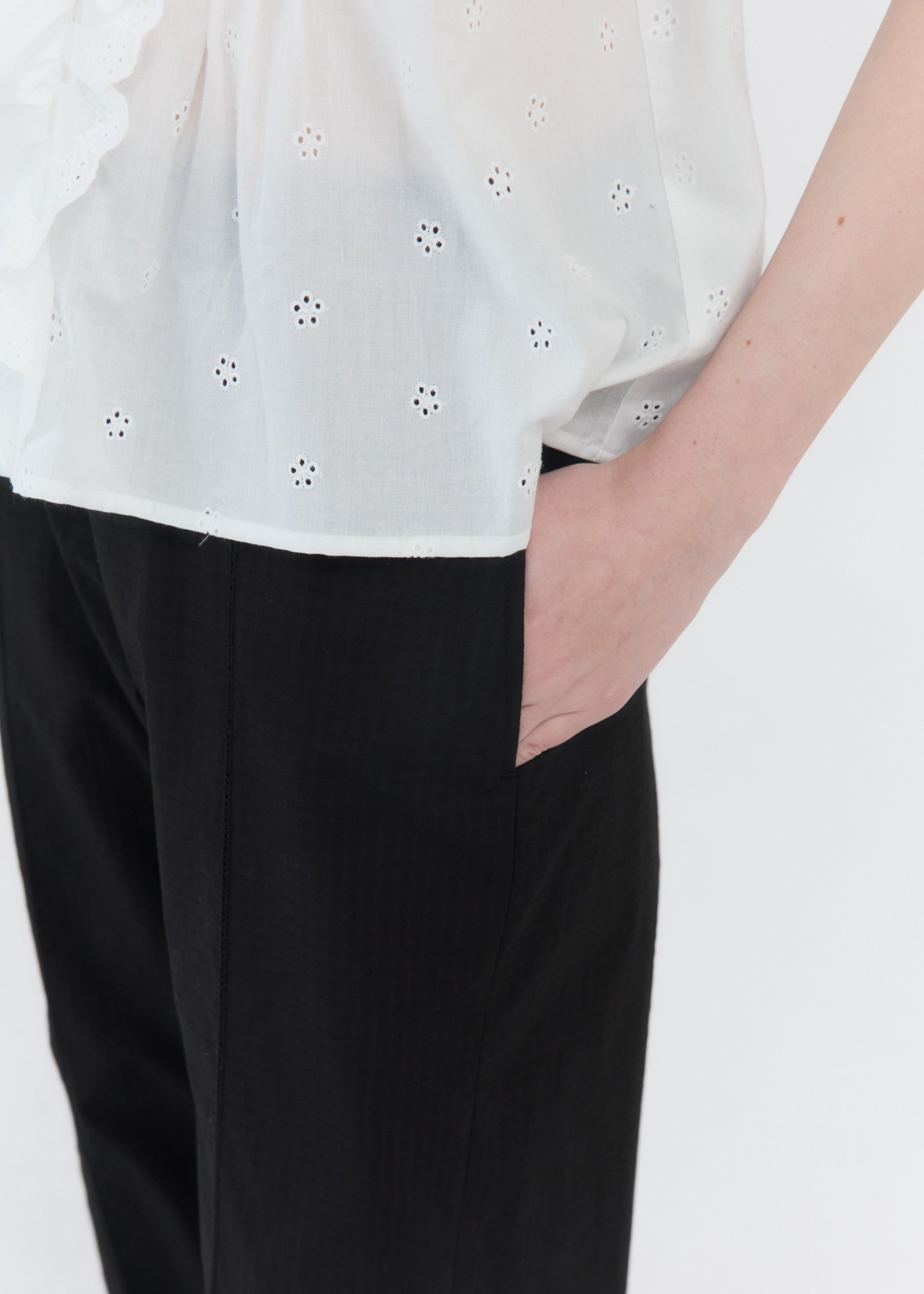 COTTON LACE BLOUSE