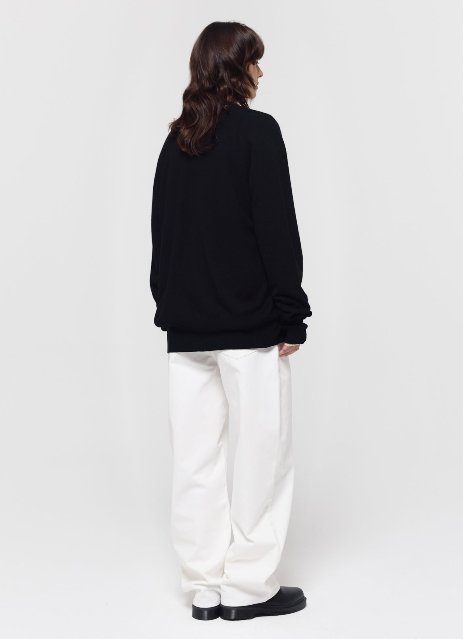 MERINO WOOL LOOSE CARDIGAN