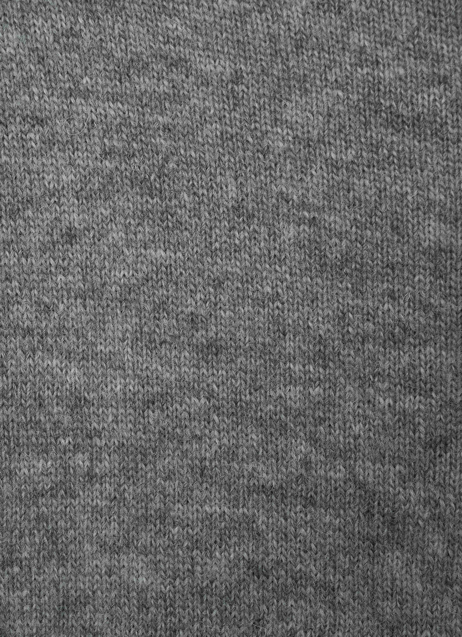 WOOL BLEND HIGH-NECK CARDIGAN