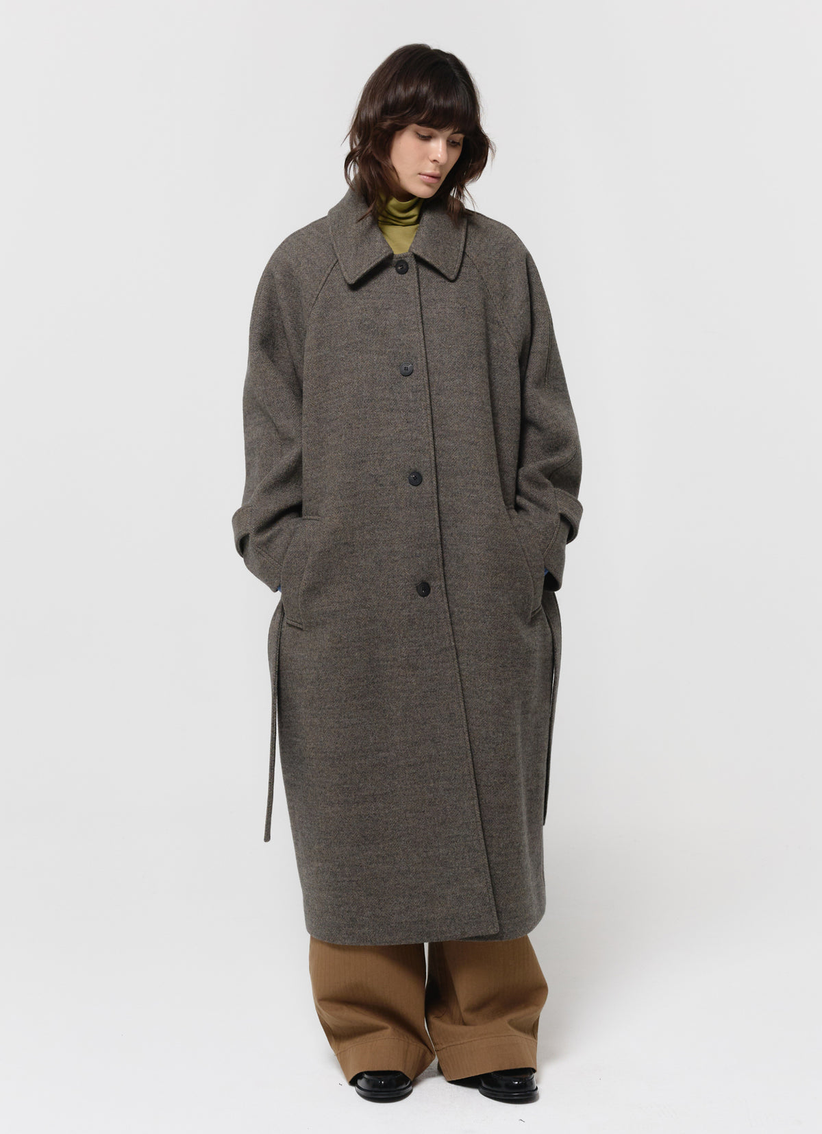 26FW BELTED BALMACAN COAT