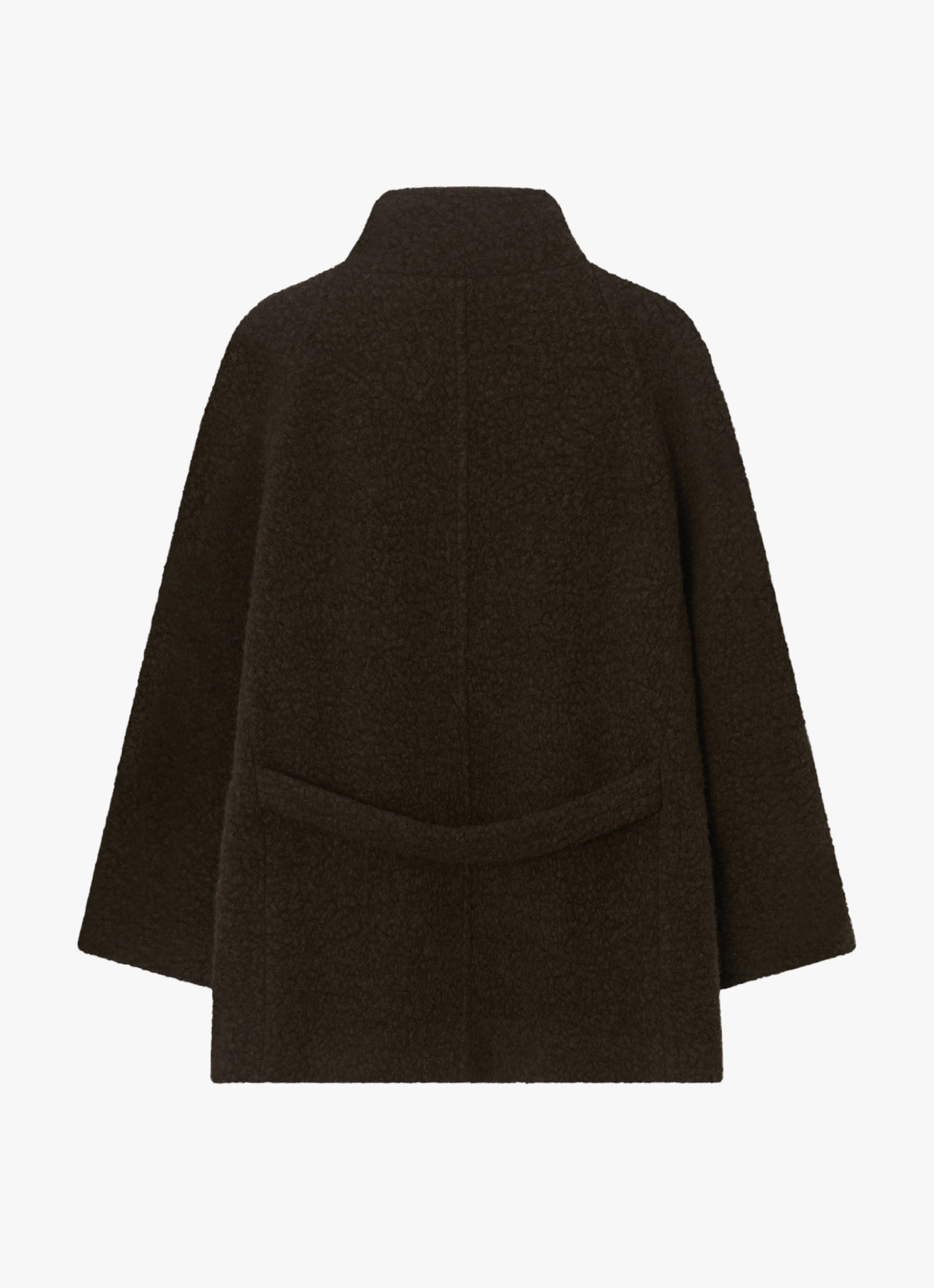 HIGH-NECK TOGGLE COAT｜ウールハーフコート｜GBH Japan