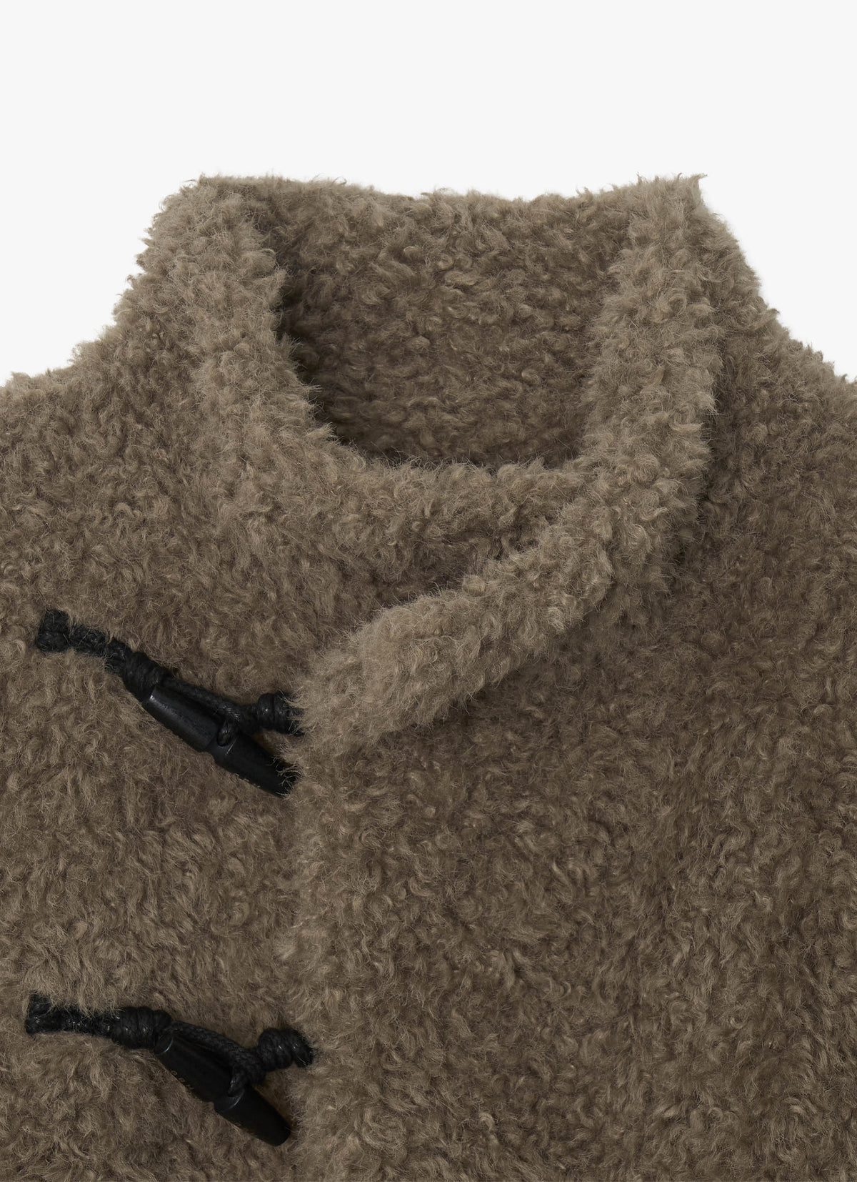 26FW HIGH-NECK TOGGLE FUR COAT
