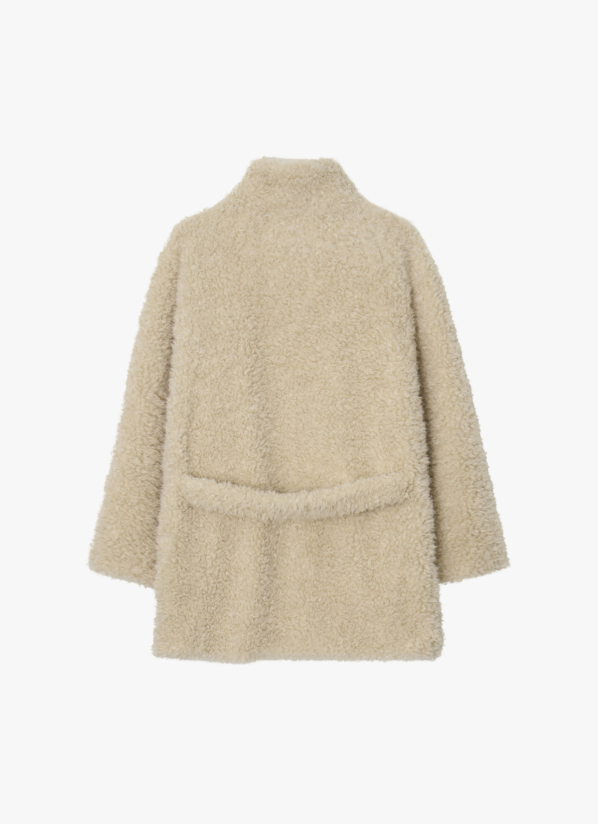 26FW HIGH-NECK TOGGLE FUR COAT