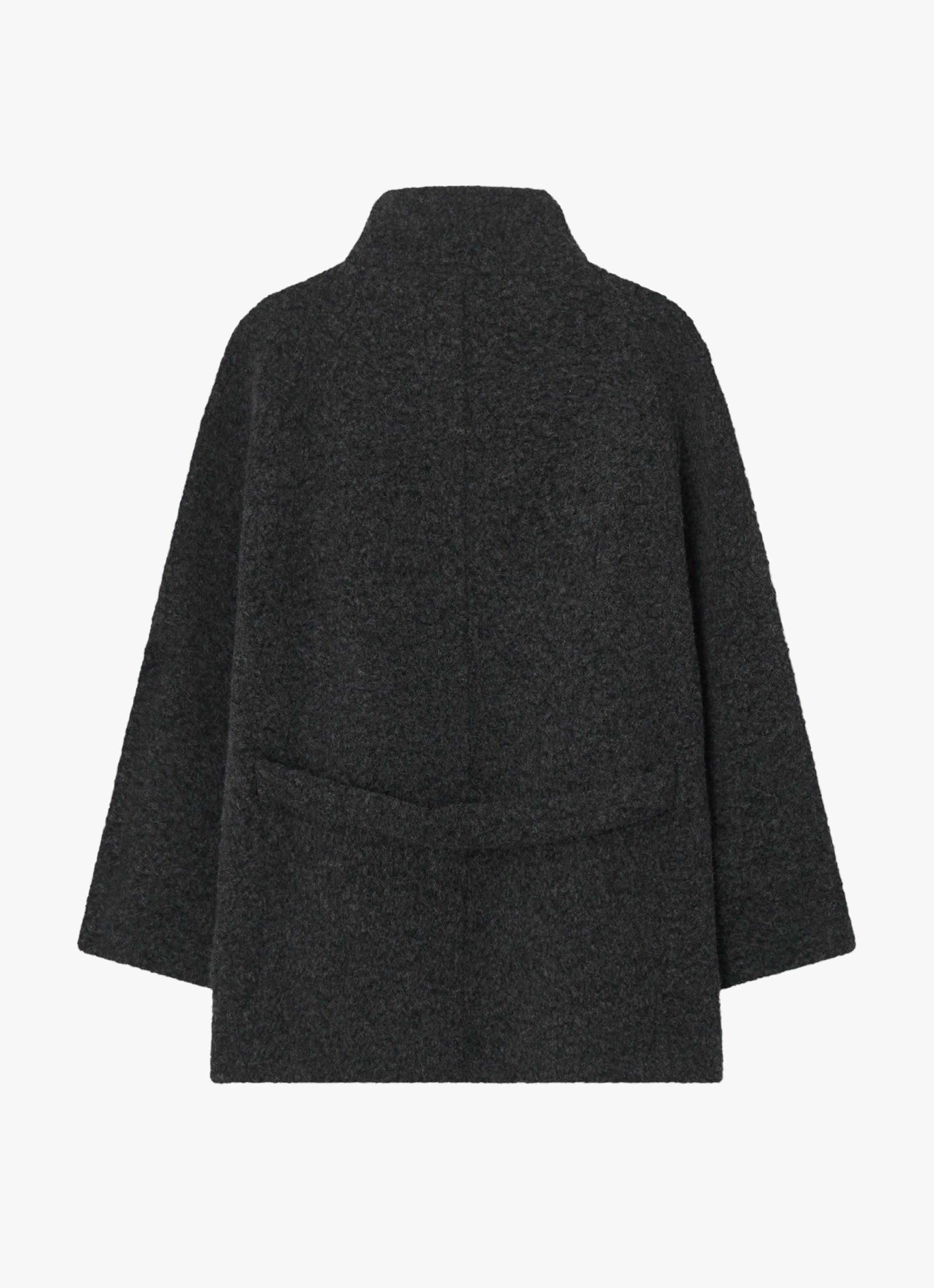 ジャケット・アウター GBH HIGH NECK TOGGLE COAT CHARCOAL HIGH-NECK TOGGLE COAT｜ウールハーフコート｜GBH Japan