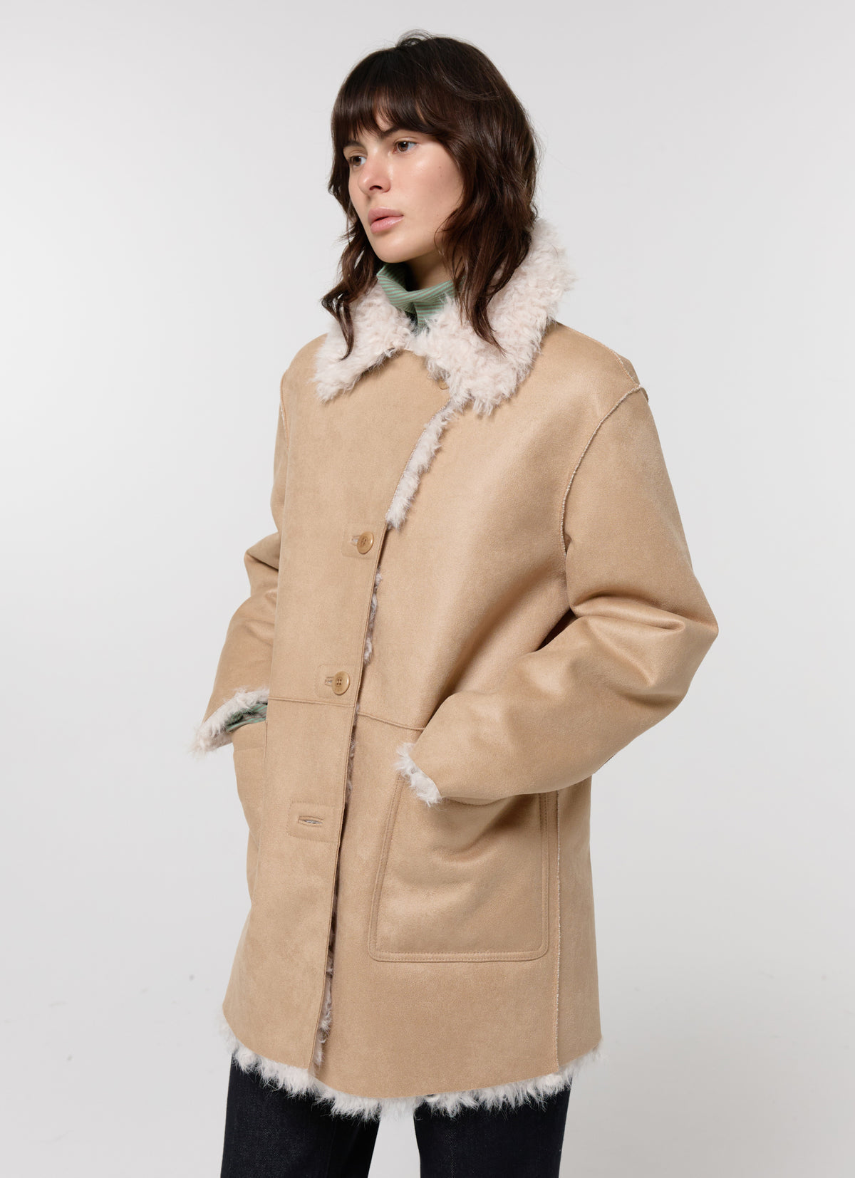 26FW REVERSIBLE SHEARLING JACKET