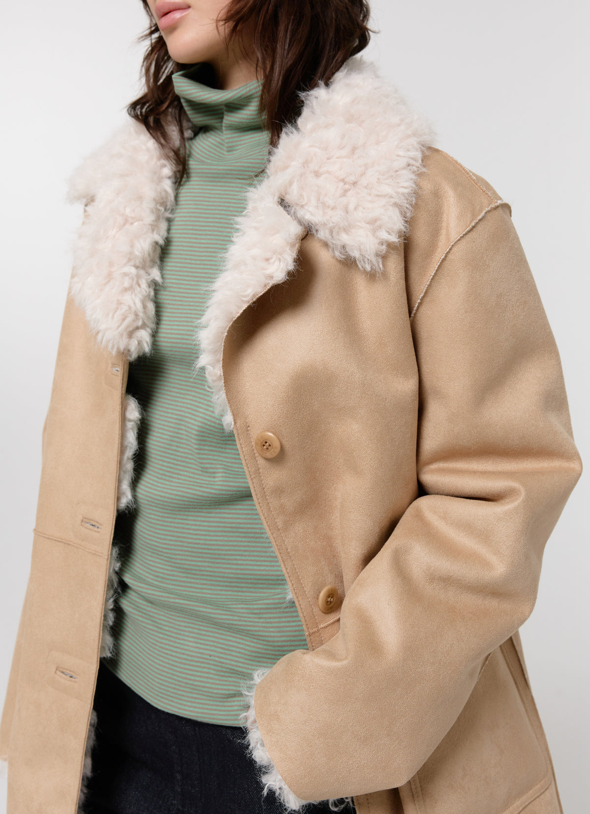 26FW REVERSIBLE SHEARLING JACKET