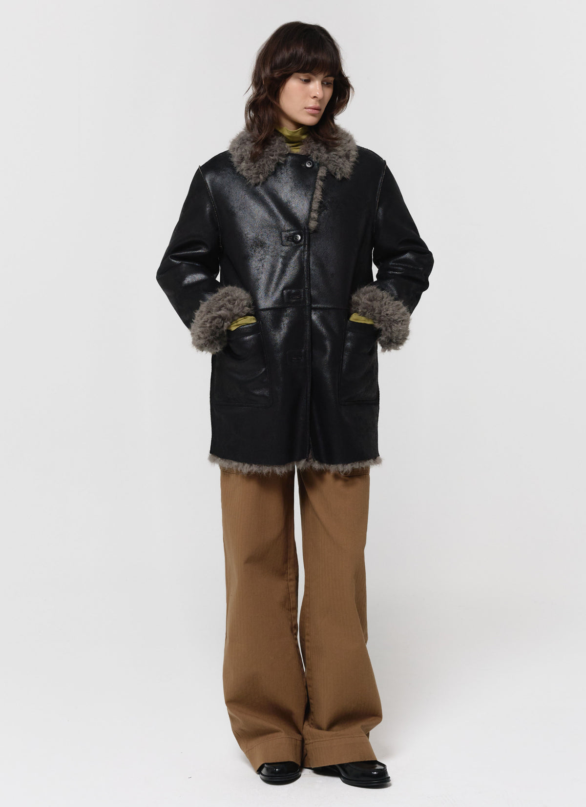 26FW REVERSIBLE SHEARLING JACKET