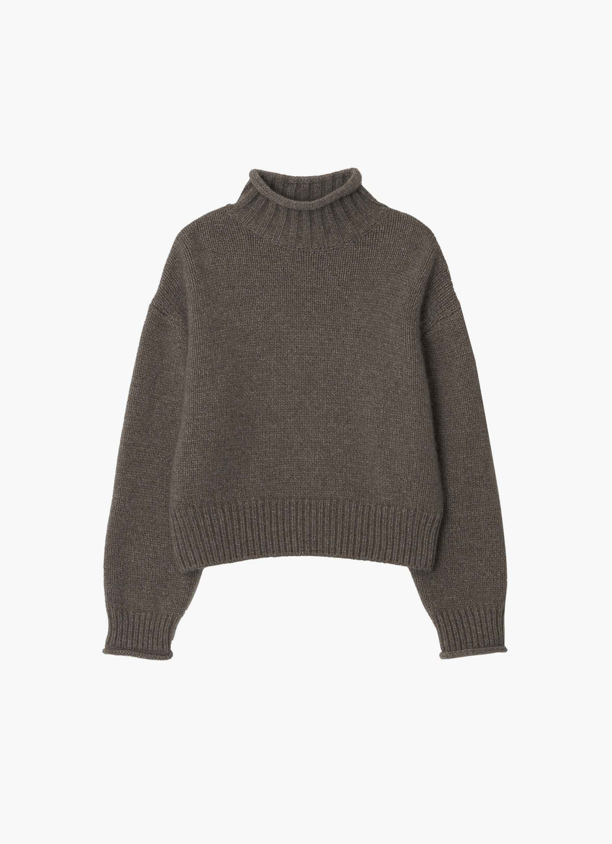 26FW FOX CASHMERE ROLL TURTLENECK