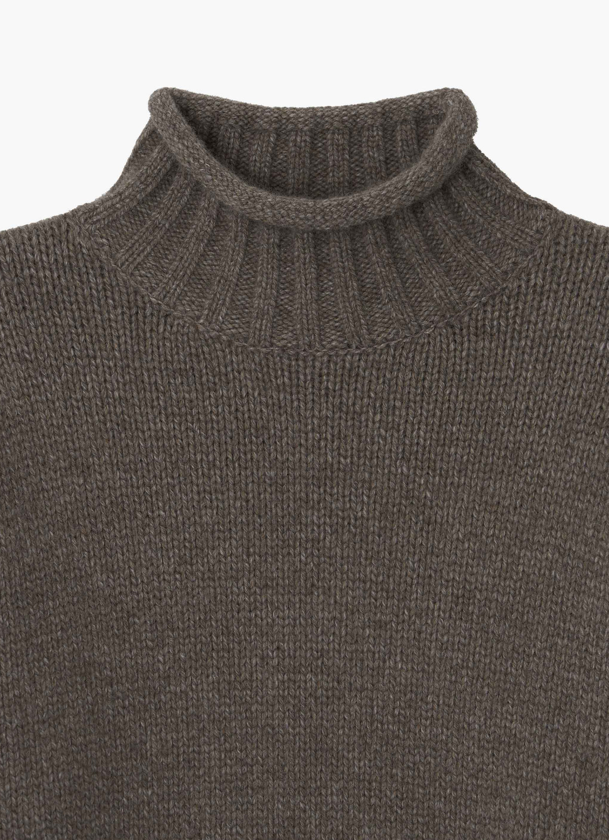 26FW FOX CASHMERE ROLL TURTLENECK