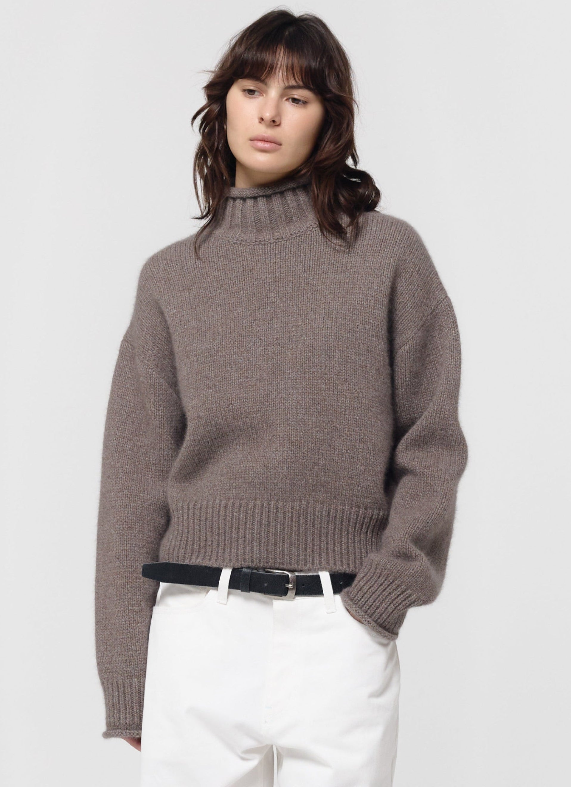 FOX CASHMERE ROLL TURTLENECK｜タートルネックニット｜GBH Japan