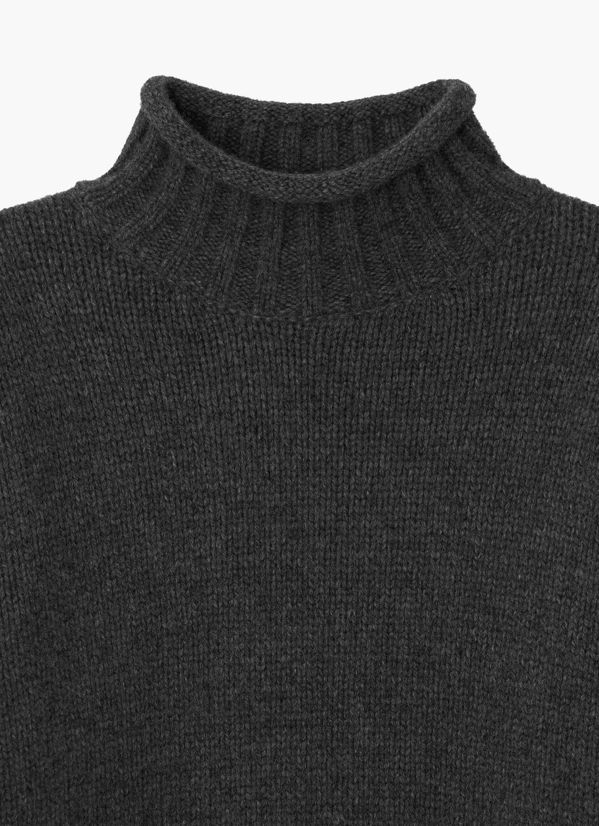26FW FOX CASHMERE ROLL TURTLENECK