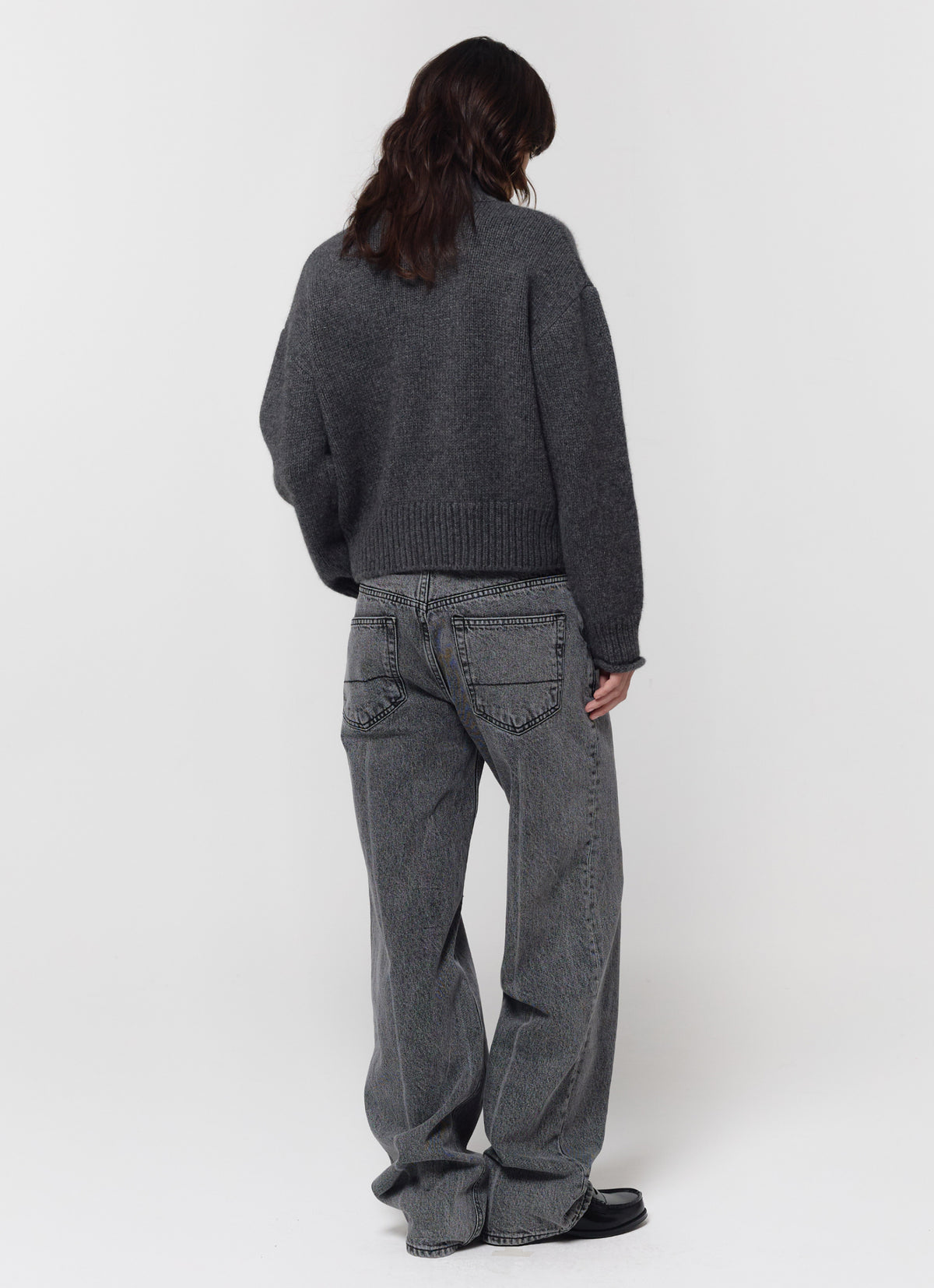 26FW FOX CASHMERE ROLL TURTLENECK