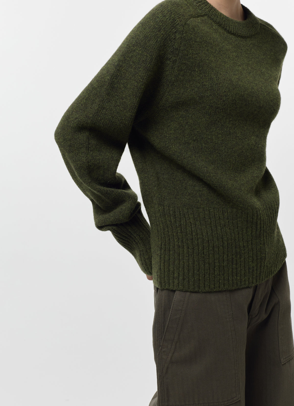 26FW WOOL CREW NECK KNIT