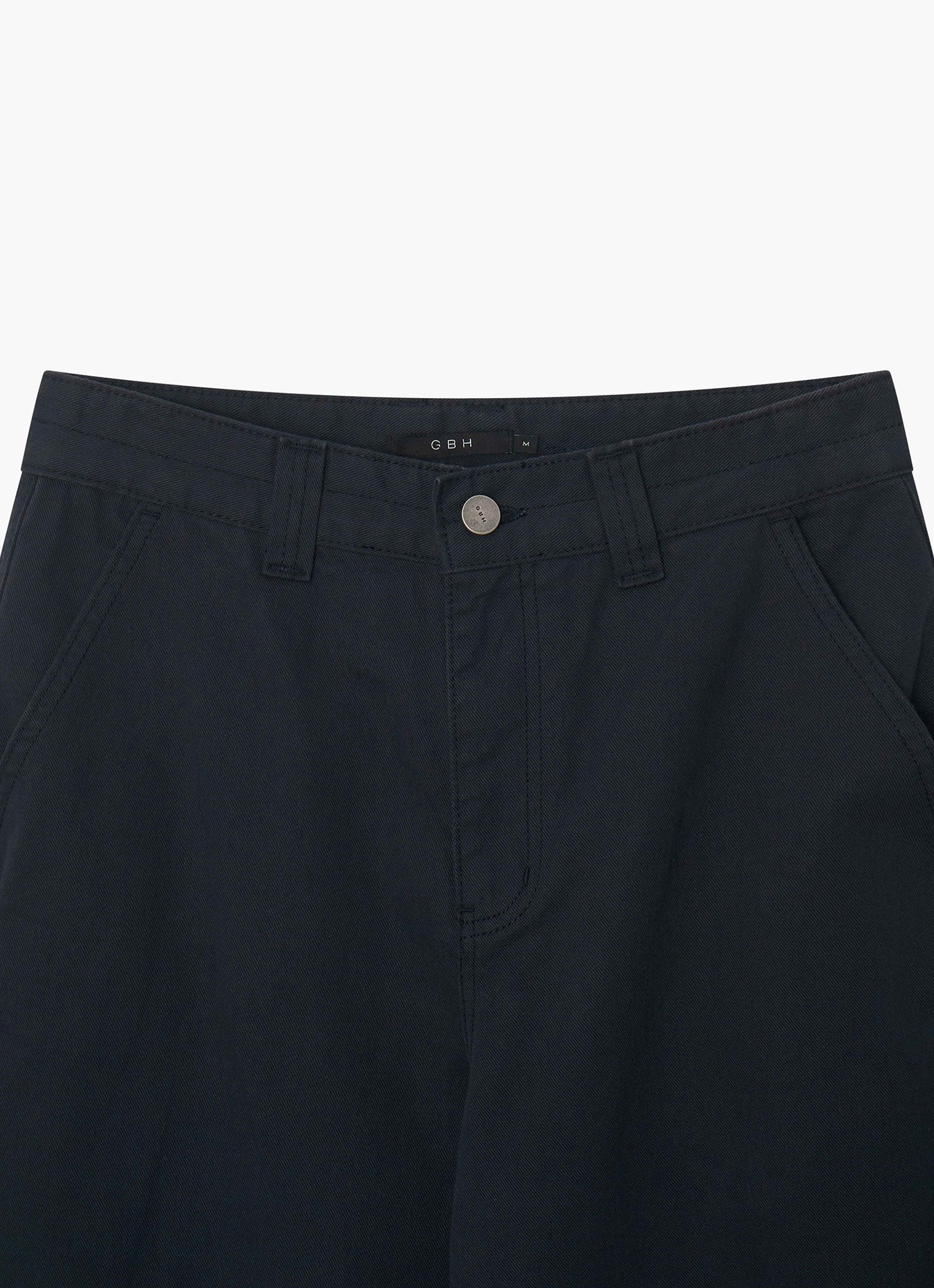 CURVED COTTON PANTS