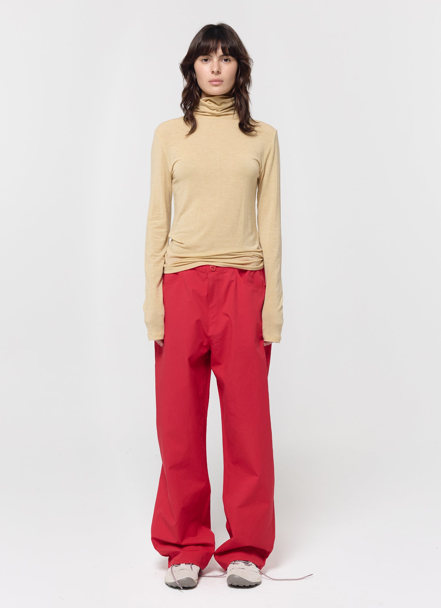 TURTLE NECK SLIM TOP