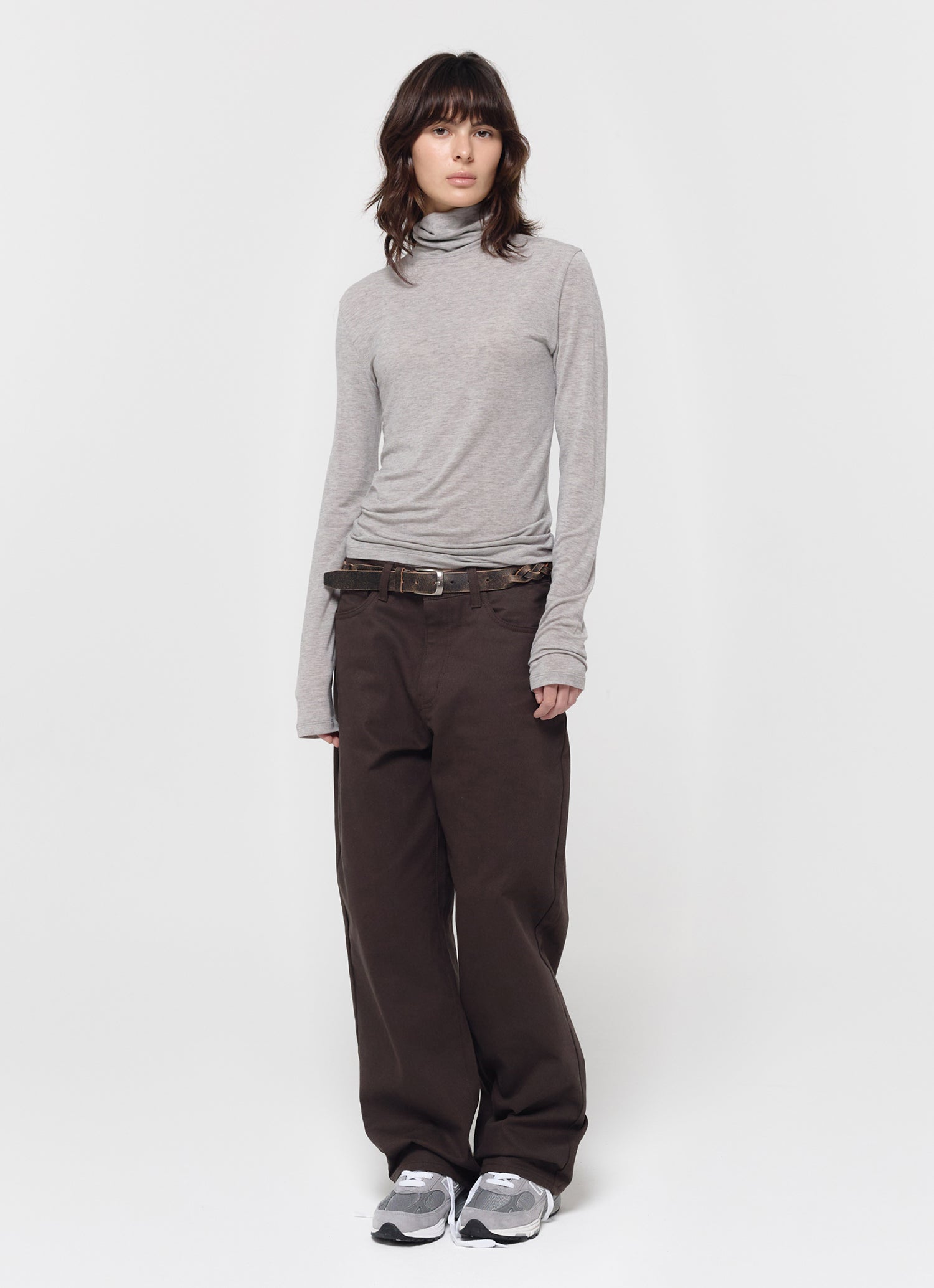 TURTLE NECK SLIM TOP