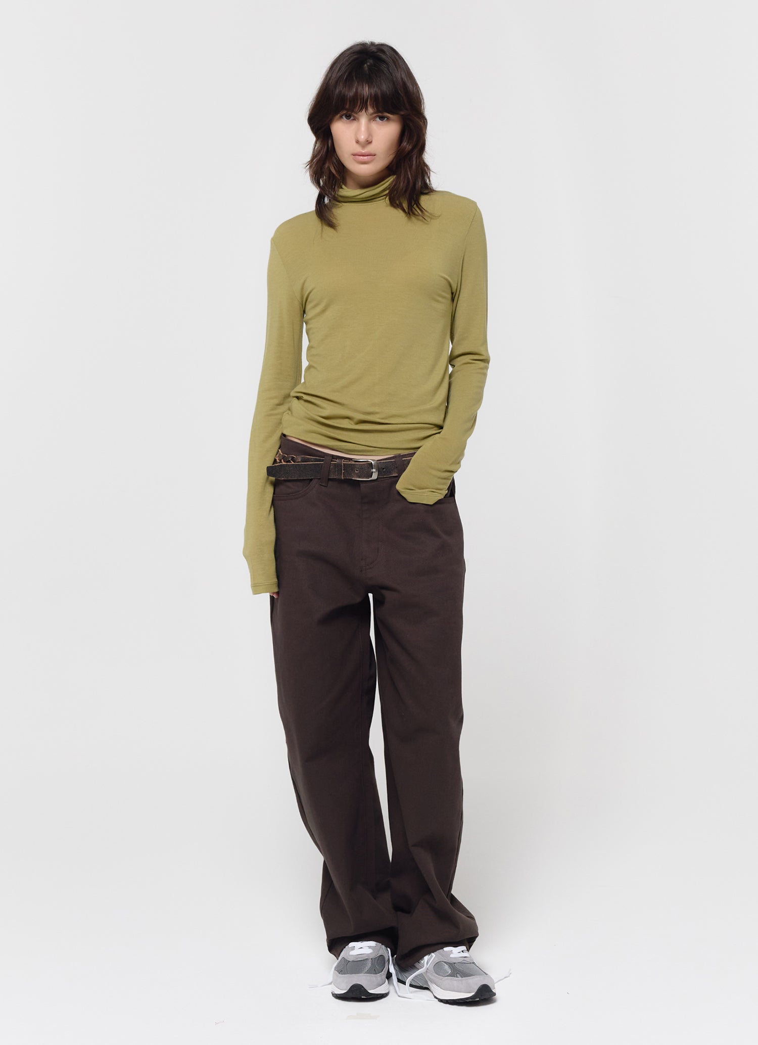 TURTLE NECK SLIM TOP
