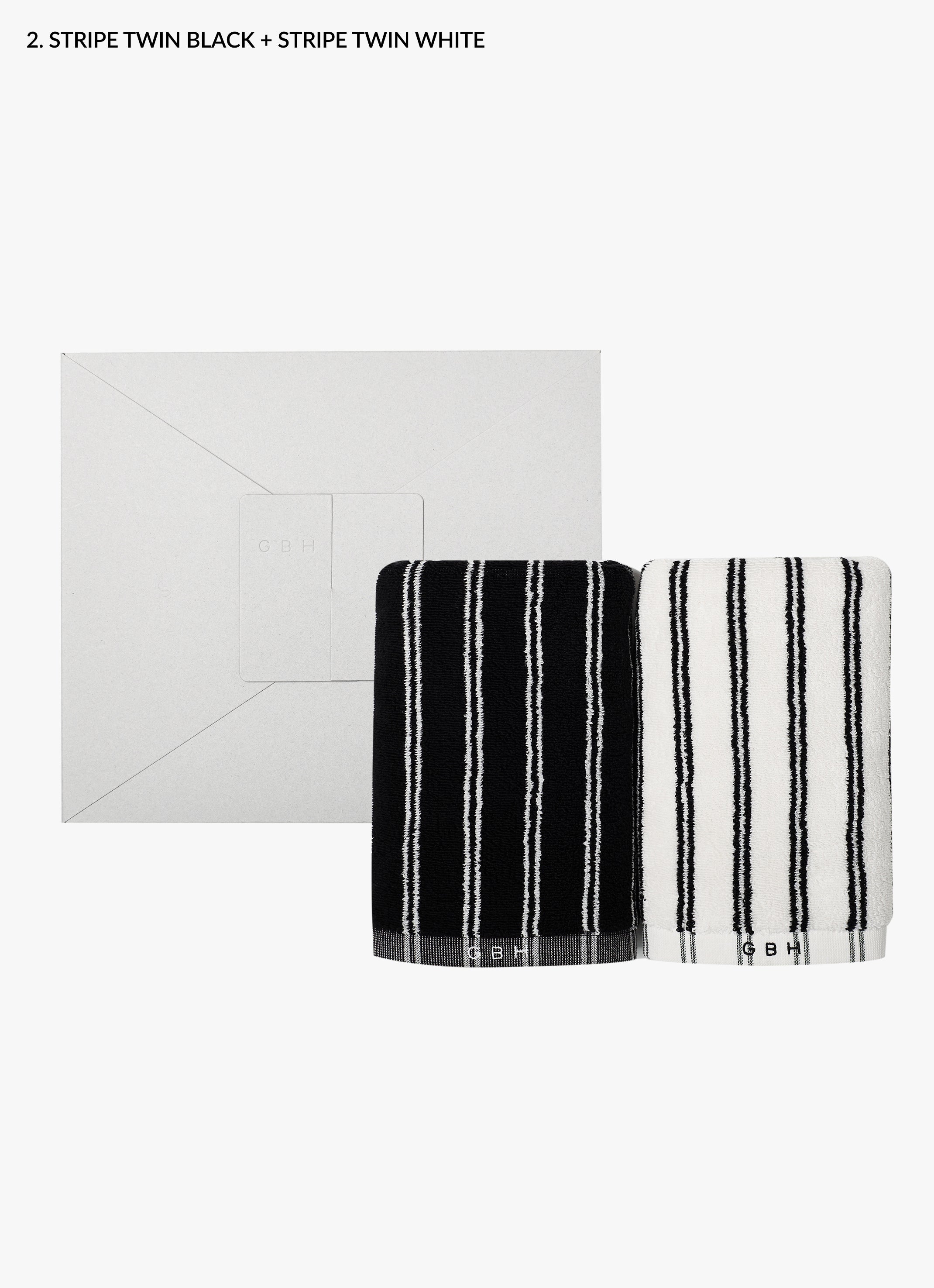 FACE TOWEL / 2P GIFT SET | コットンフェイスタオル 2枚セット | GBH