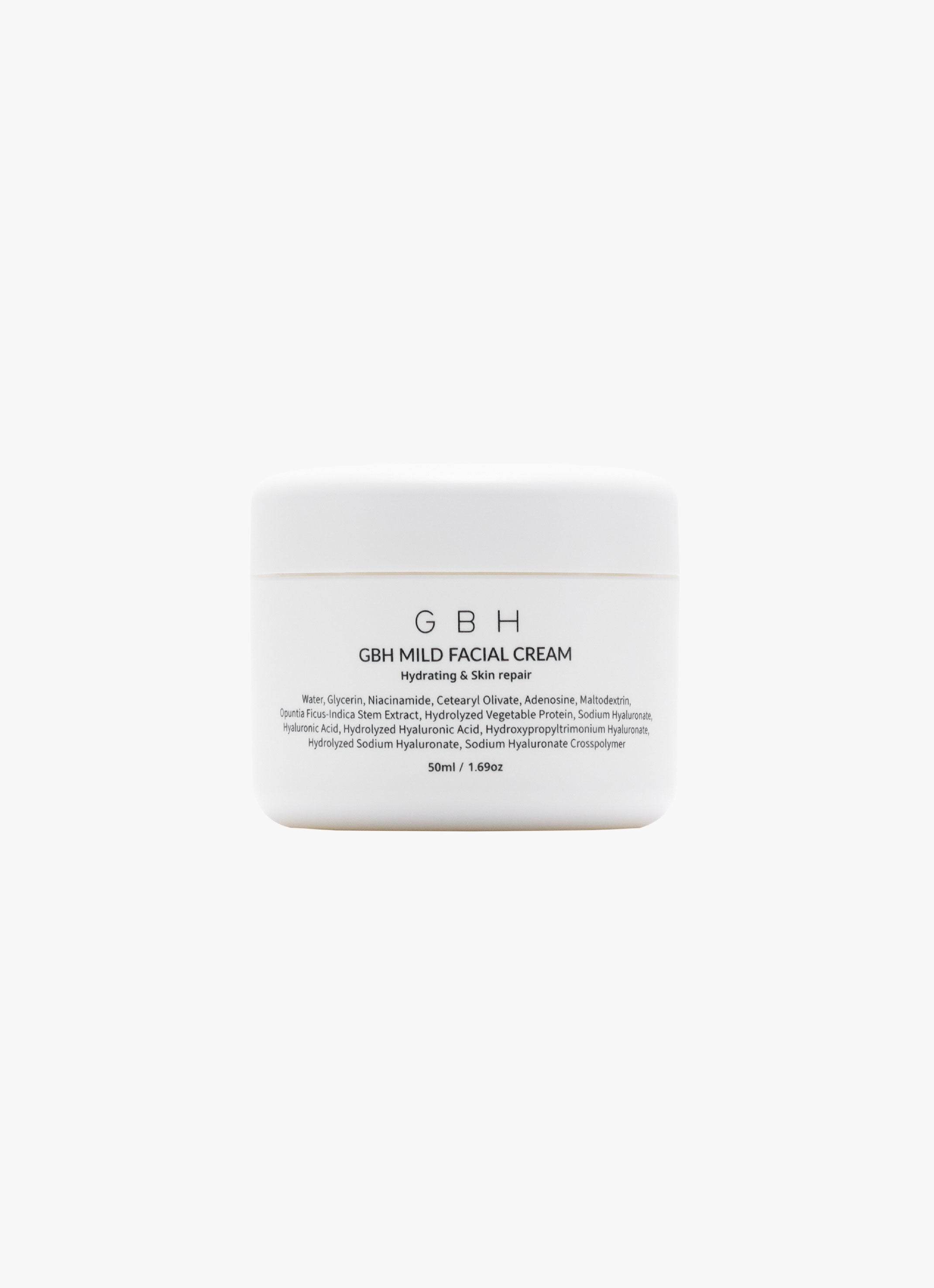 MILD FACIAL CREAM｜保湿フェイスクリーム｜GBH Japan