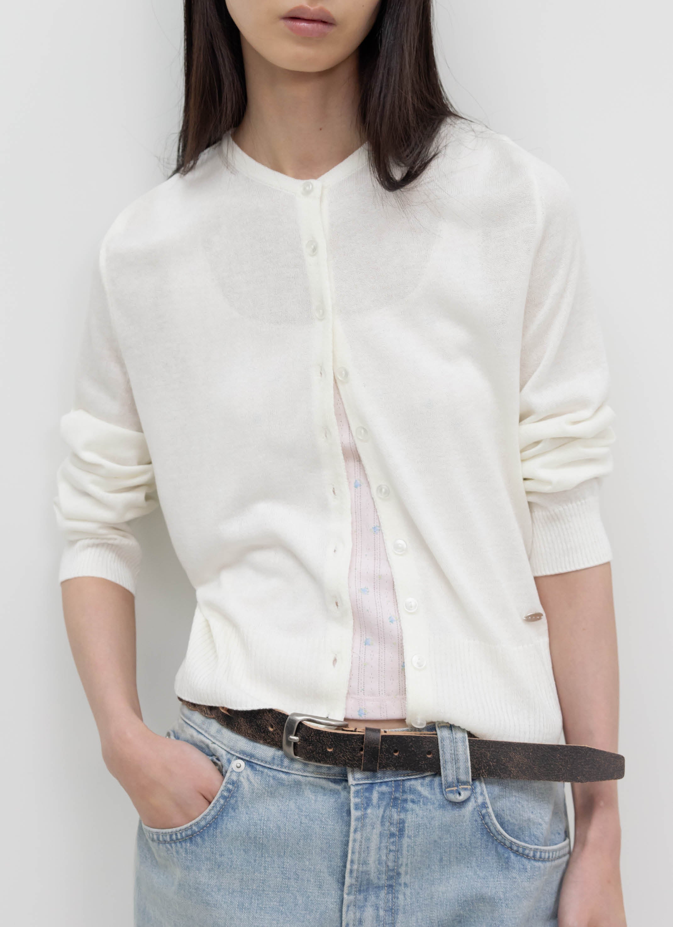 SHEER CARDIGAN｜シアーカーディガン｜GBH Japan