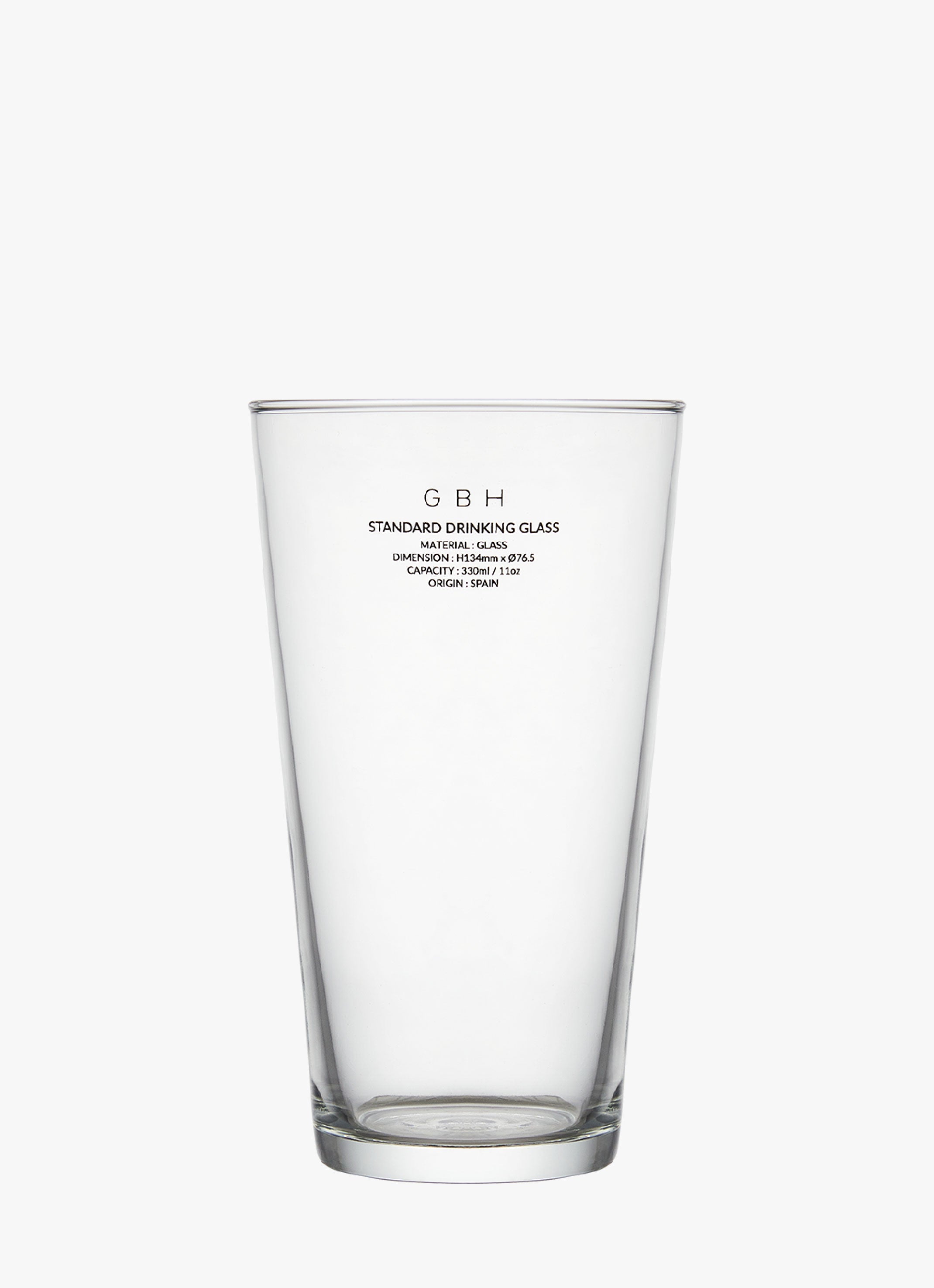 STANDARD DRINKING GLASS
