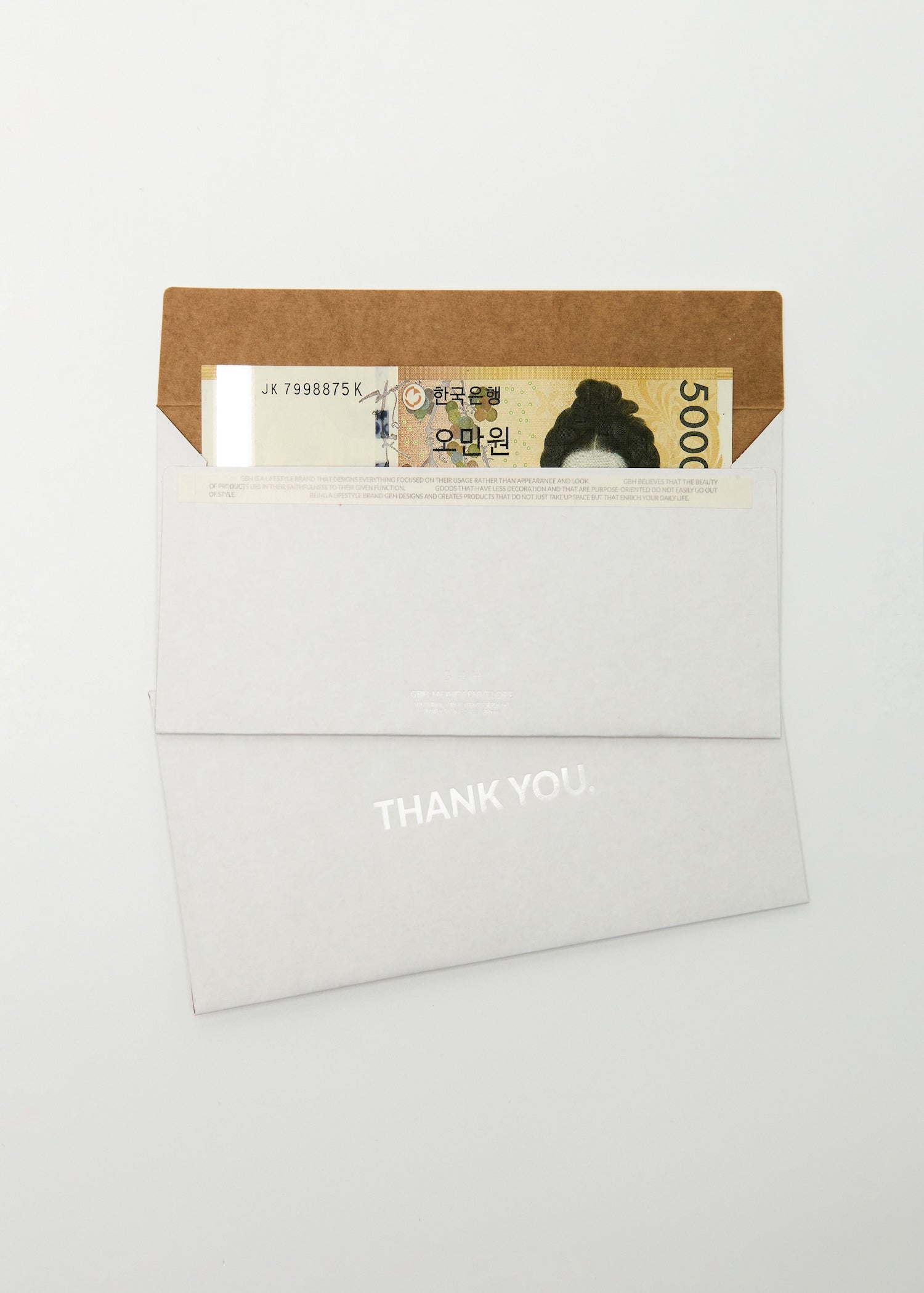 MONEY ENVELOPE / THANK YOU 5EA