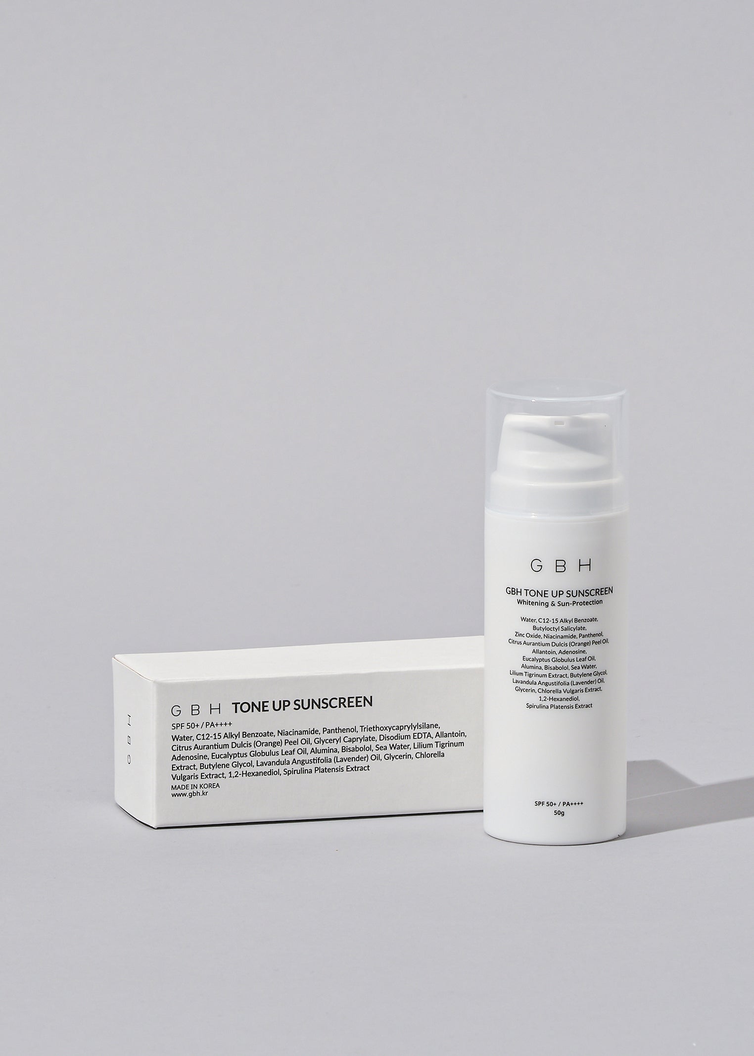 TONE UP SUNSCREEN｜トーンアップ日焼け止め・化粧下地｜GBH Japan