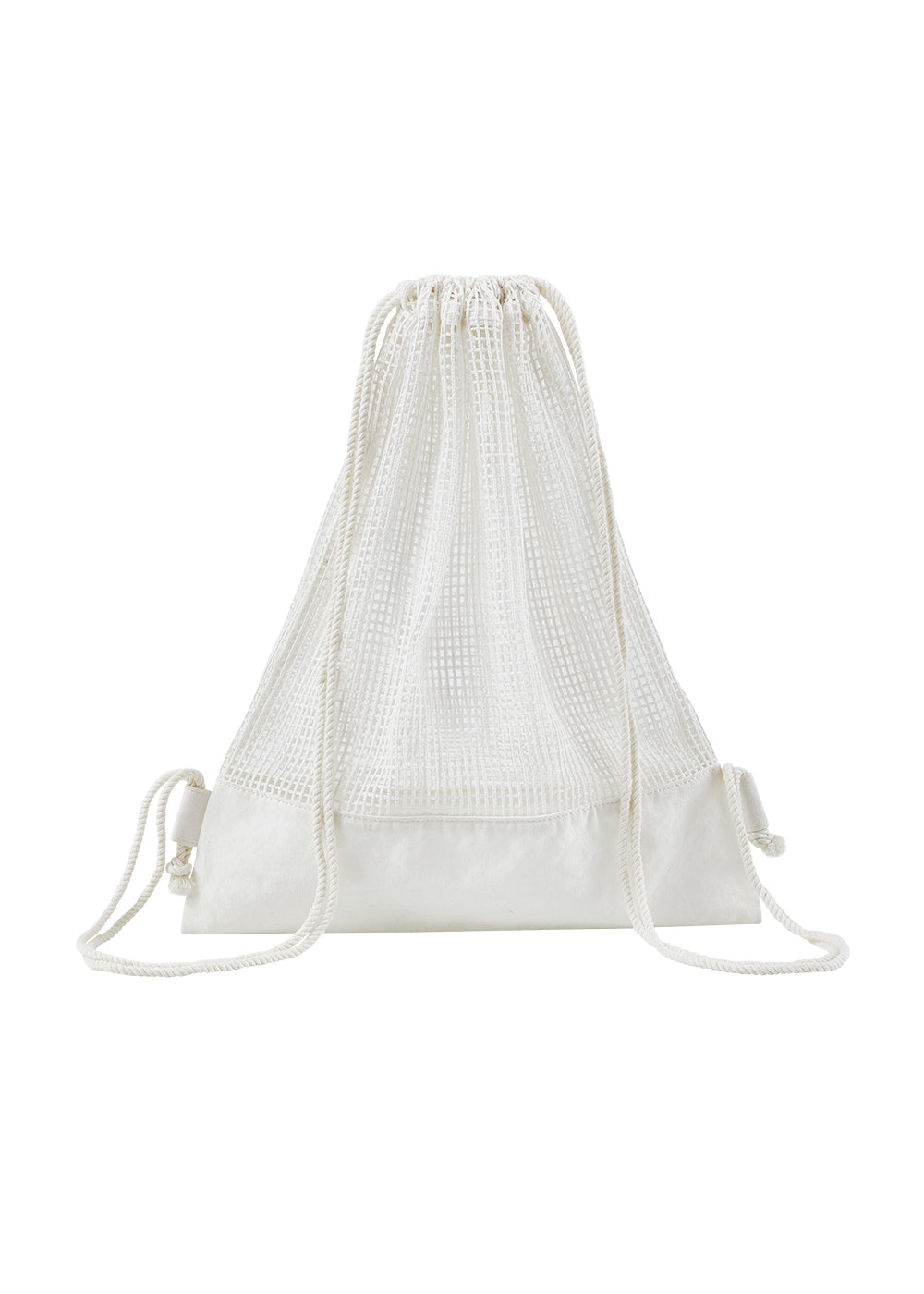 ホワイト 100%コットン メッシュ　ケット　大幅値下げ中です！ COTTON MESH BAG