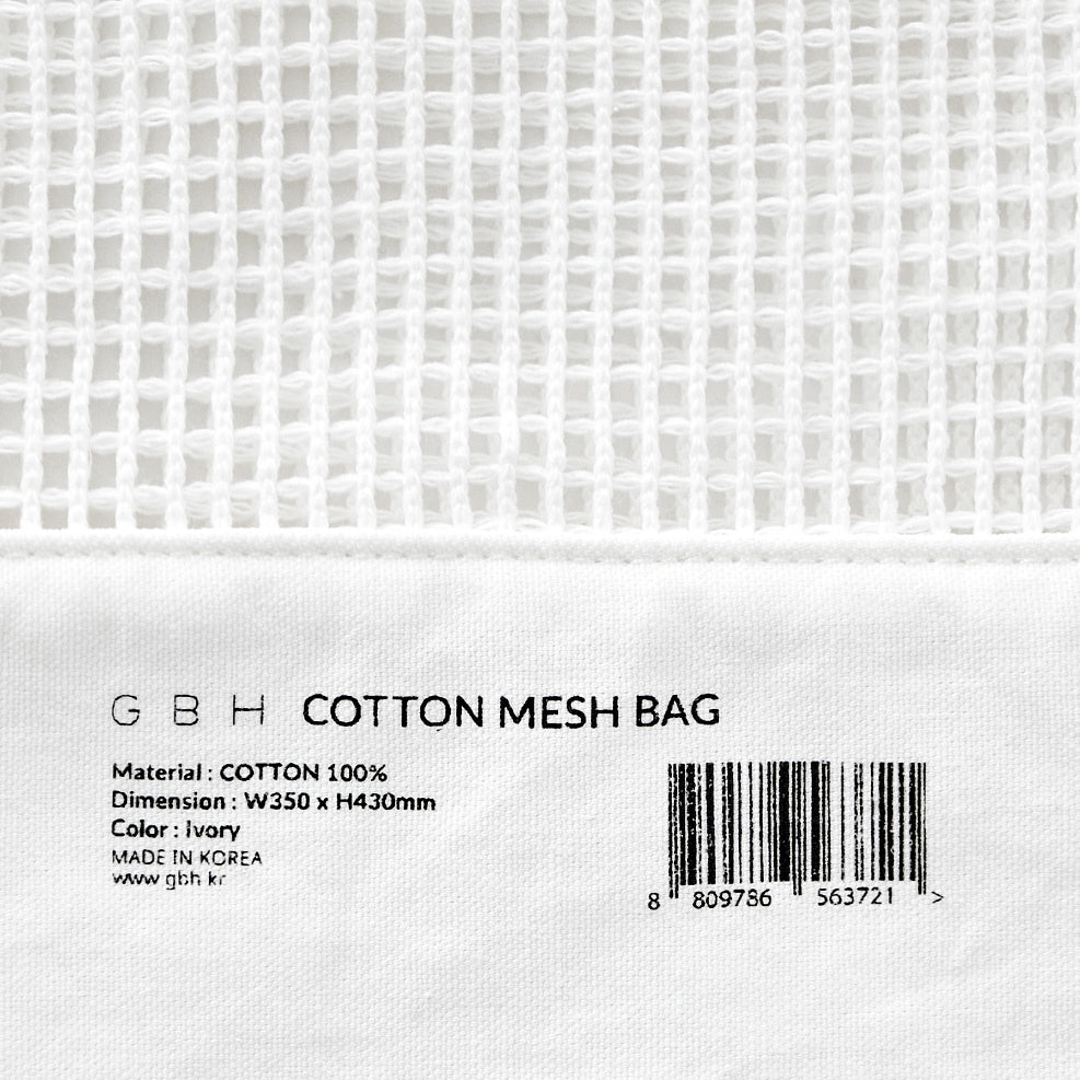 COTTON MESH BAG｜コットンメッシュバッグ｜GBH Japan