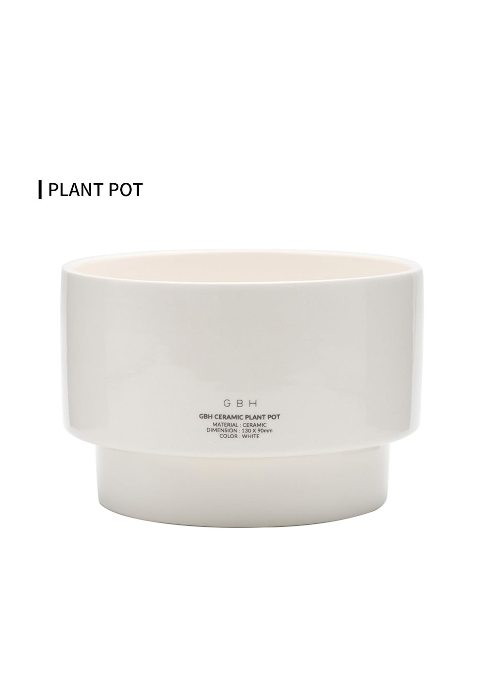 CERAMIC PLANT POT｜セラミック植木鉢｜GBH Japan